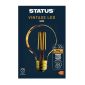 FW526 320 Lumens Globe Golden Light Bulb Crystalite Antique LED G80 ES 4W