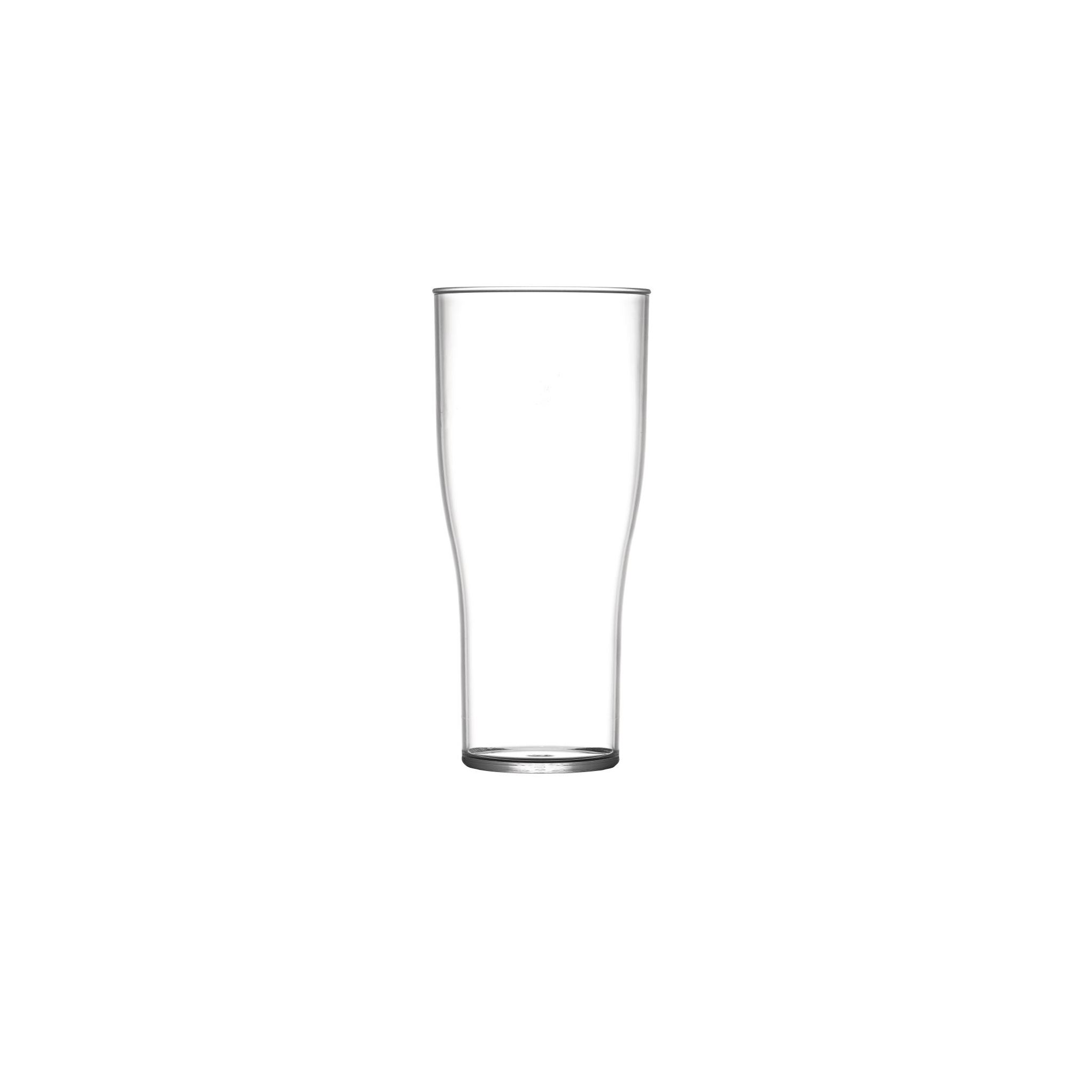 BBP U403 Polycarbonate Nucleated 570ml Beer Glasses CE Marked (Pack of 48)