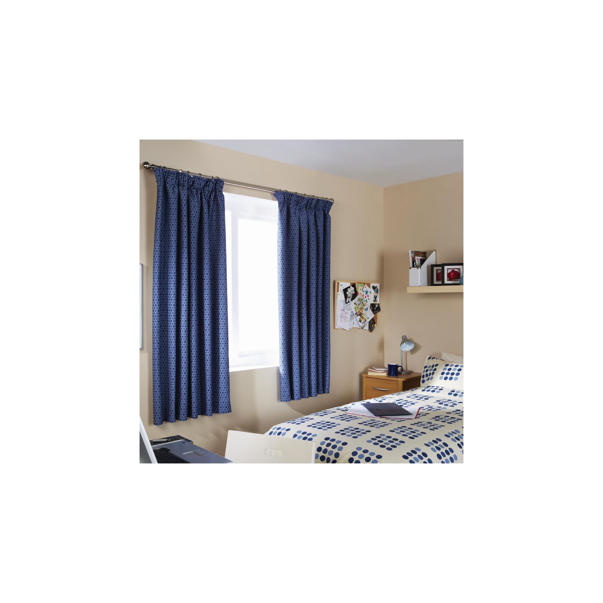 Mitre Essentials Memphis GU297 Duvet Cover Blue Double