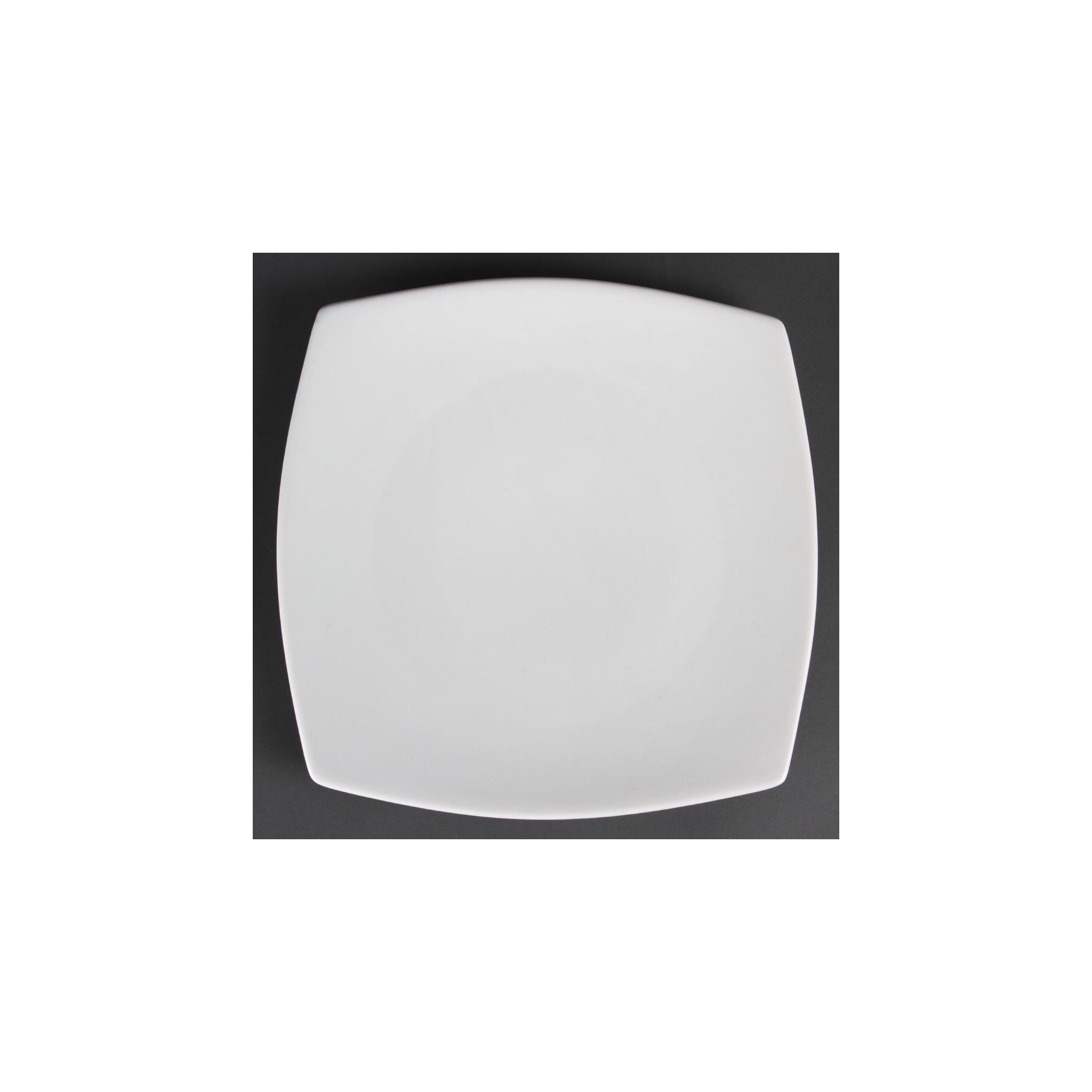 Olympia Whiteware CB493 Rounded Square Plates 270mm (Pack of 6)