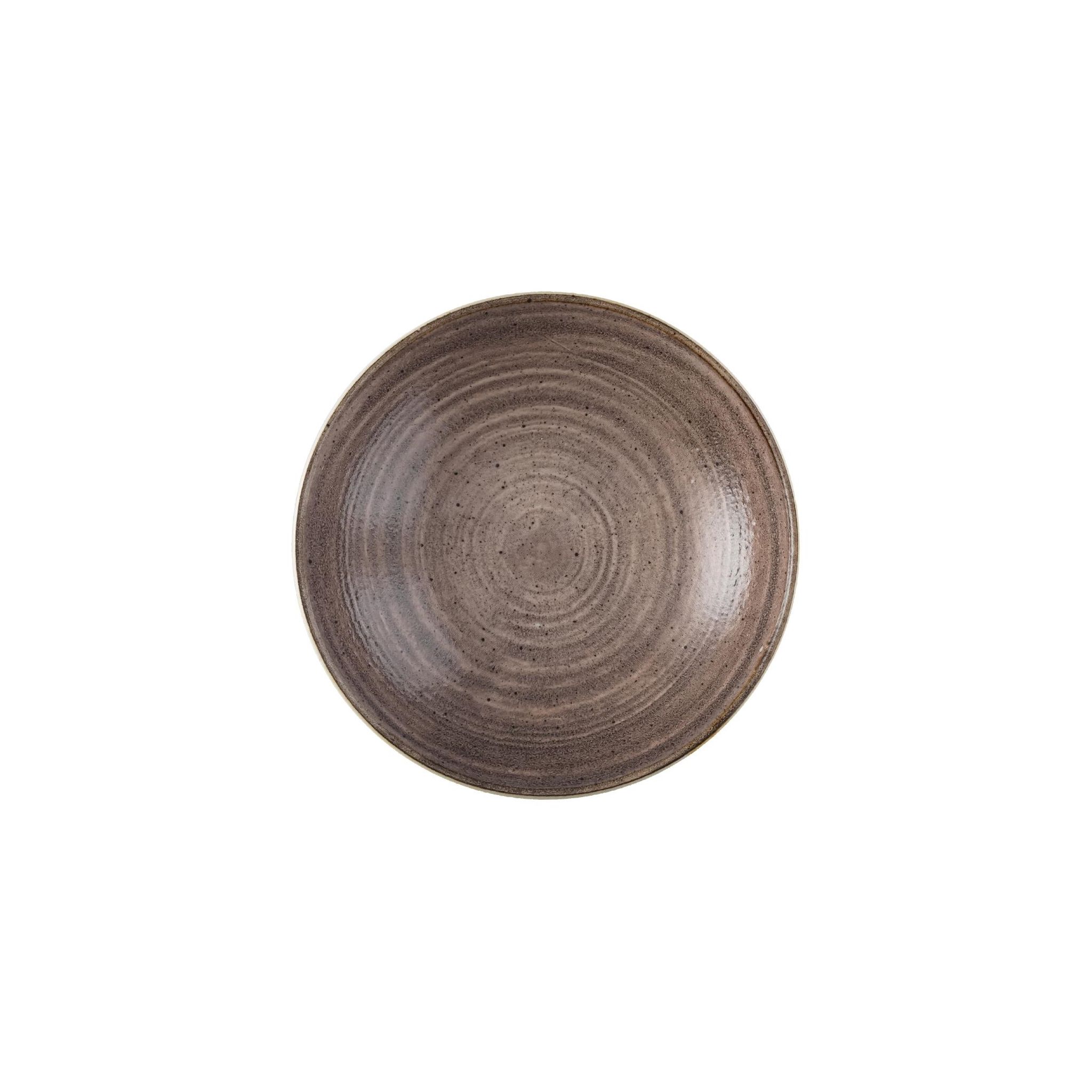 Churchill Stonecast Raw FS851 Coupe Bowls Brown 184mm (Pack of 12)
