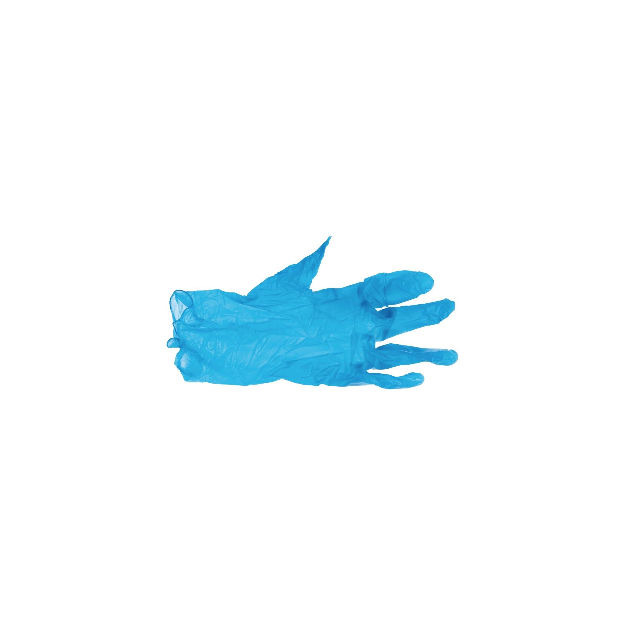 Hygiplas CF403-S Powder-Free Vinyl Gloves Blue Small (Pack of 100)
