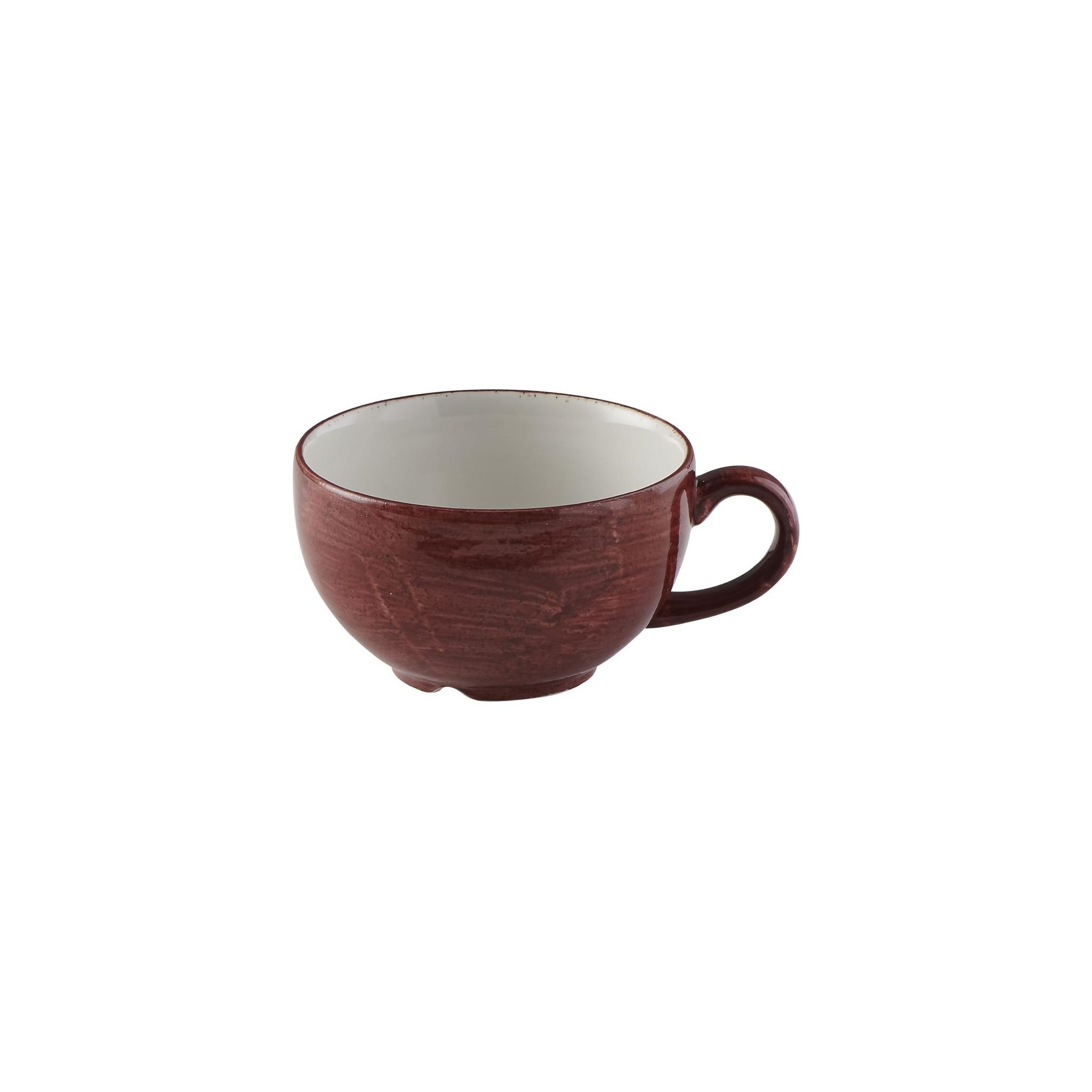 Churchill Stonecast Patina FS890 Cappuccino Cups Red Rust 340ml (Pack of 12)