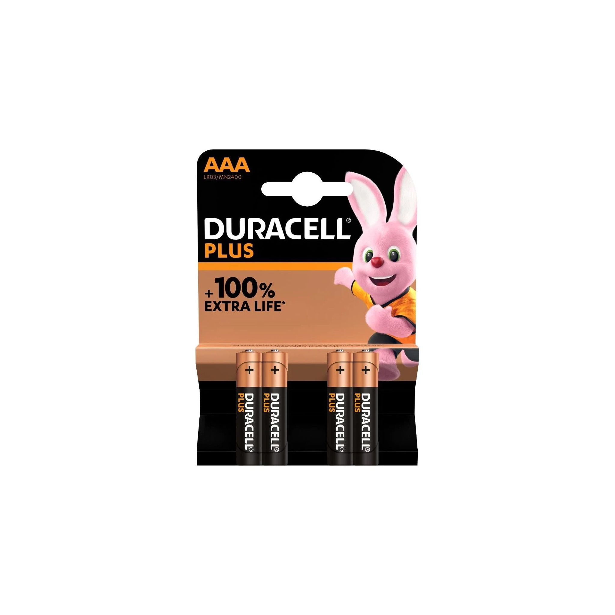 Duracell CH291 DuracellPlus AAA Batteries (Pack of 4)