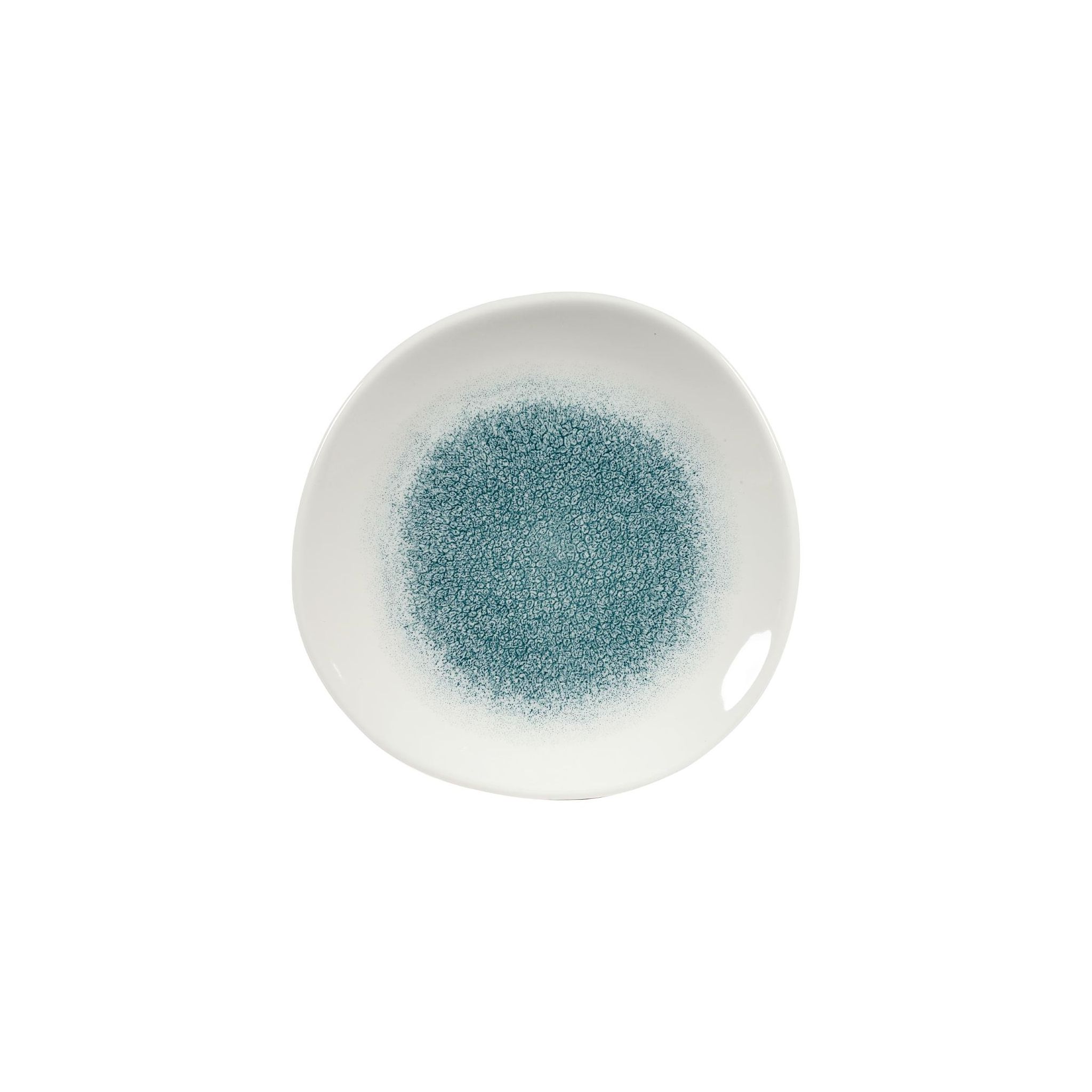 Churchill Studio Prints Raku DY496 Round Trace Plates Jade Green 210mm (Pack of 12)