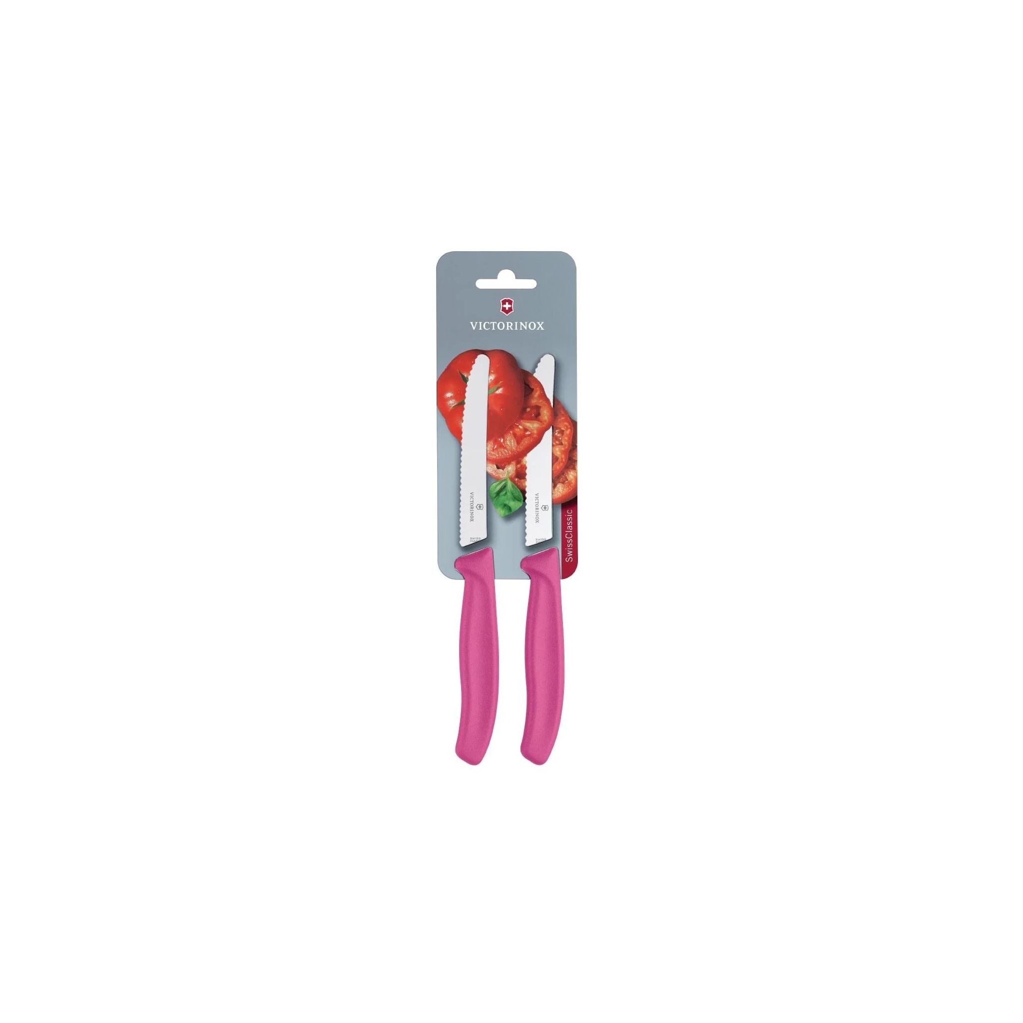 Victorinox CU555 Serrated Tomato/Utility Knife Pink 4.25" (Pack of 2)
