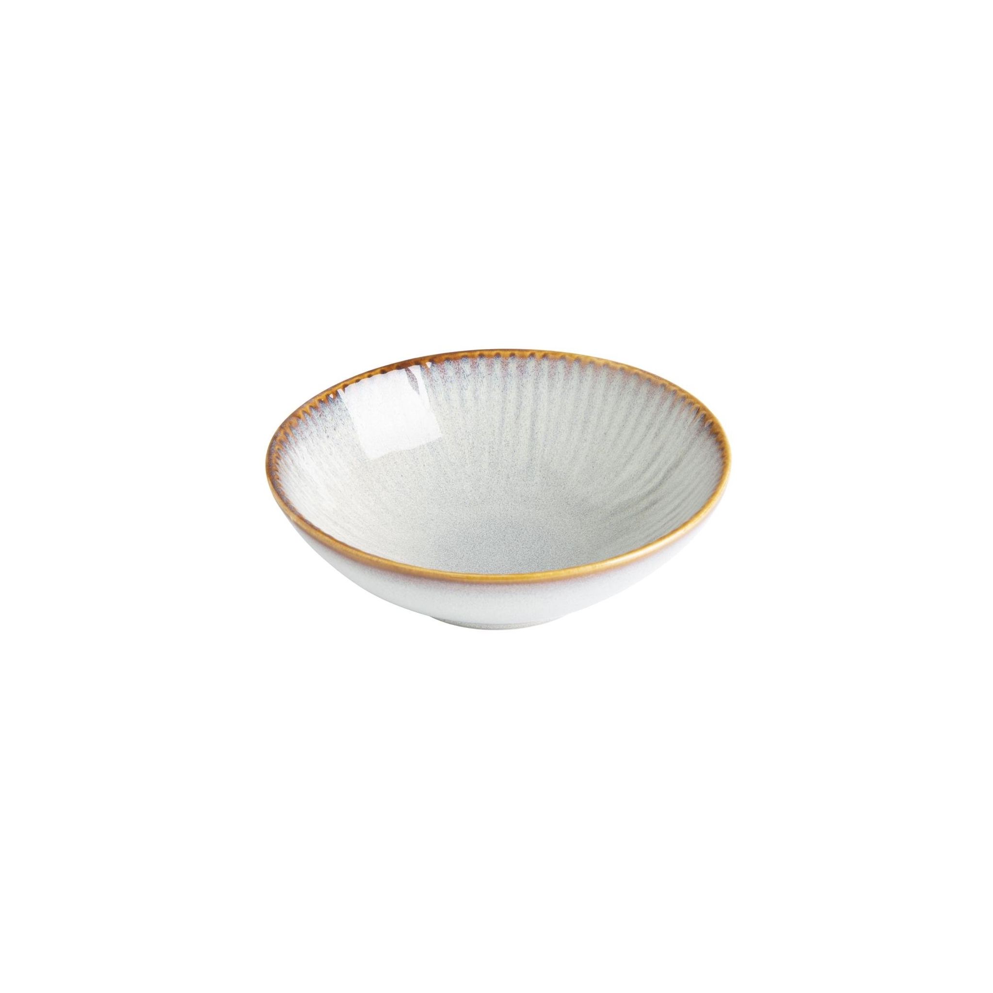 Olympia Drift FU199 Grey Embossed Coupe Bowls 155mm (Pack of 6)