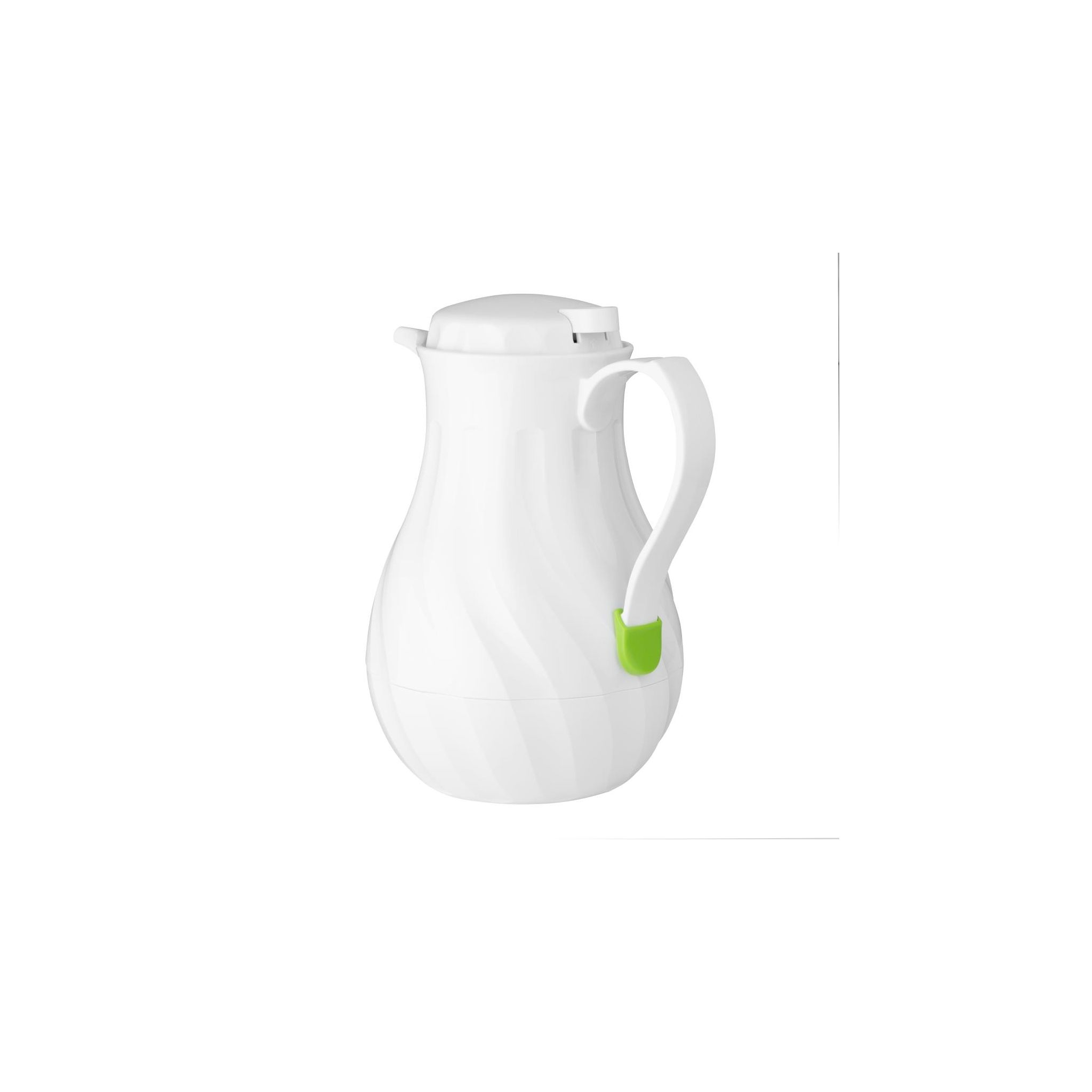 Olympia GL971 Insulated Swirl Jug White 2 Ltr