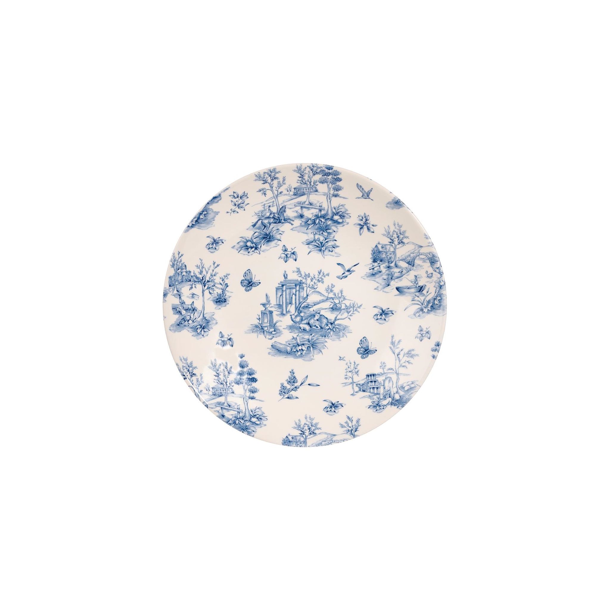 Churchill Vintage Prints DA726 Deep Coupe Plates Prague Toile 281mm (Pack of 12)