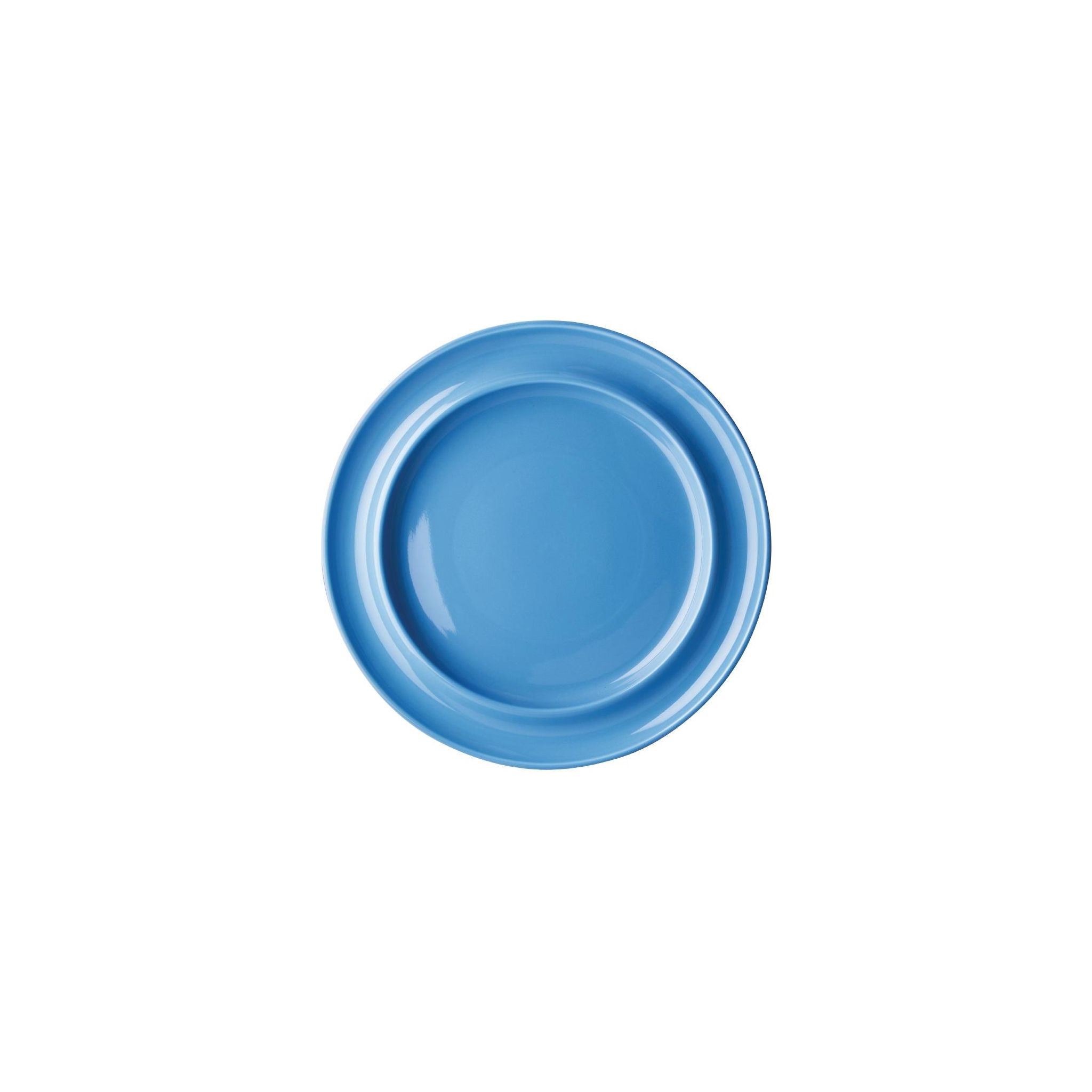 Olympia Kristallon Heritage DW141 Raised Rim Plates Blue 253mm (Pack of 4)
