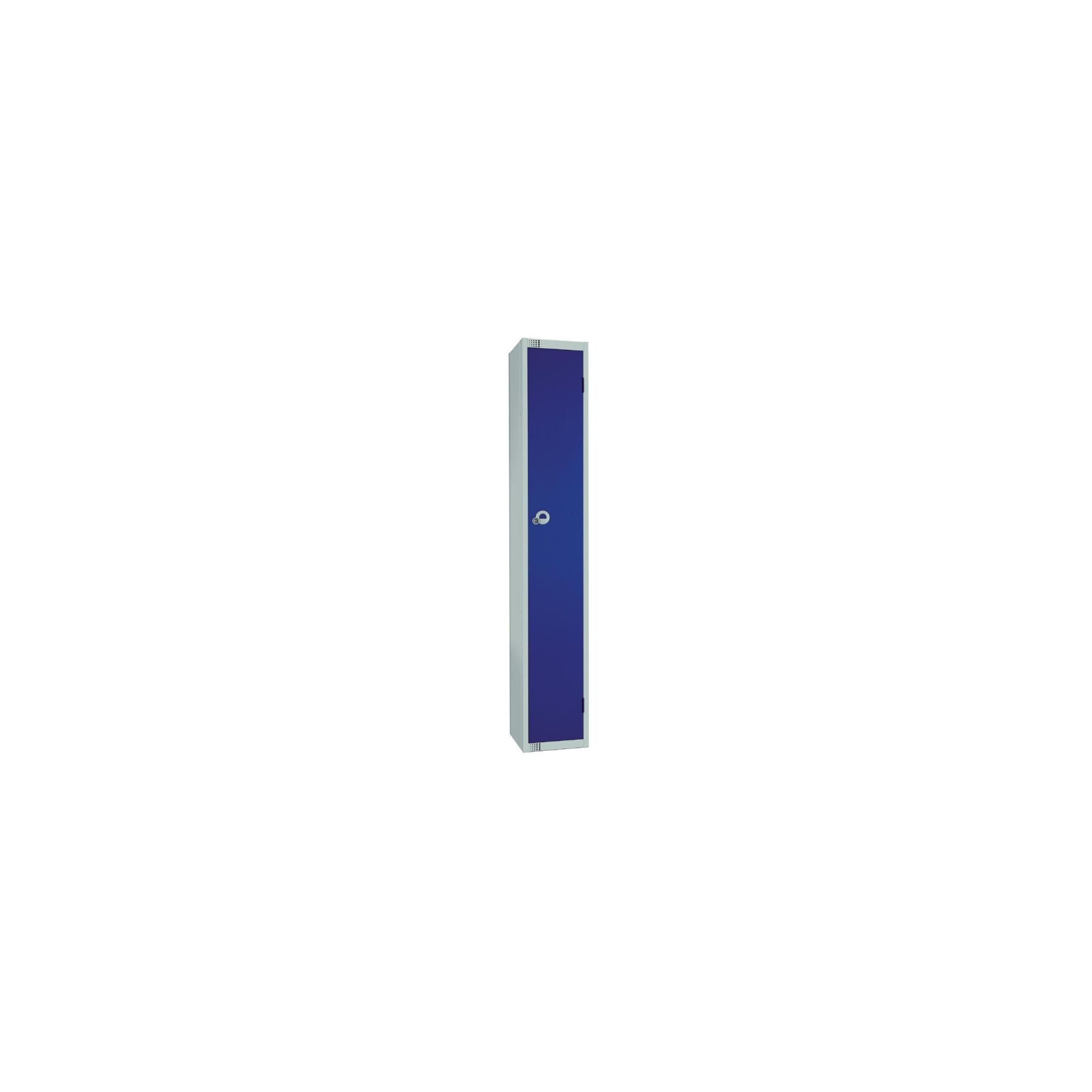 Elite Lockers W974-C Single Door Camlock Locker Blue