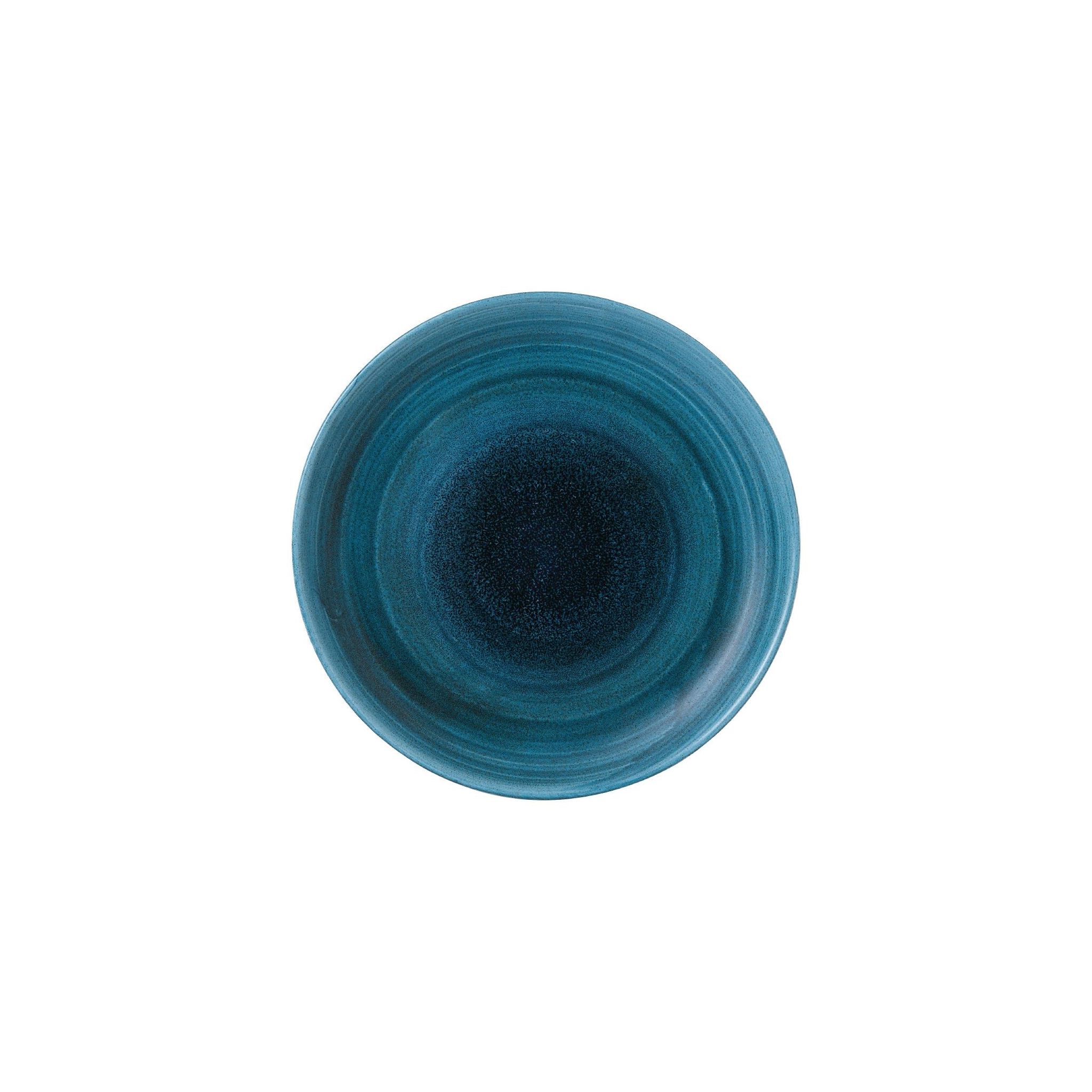 Churchill Stonecast Aqueous FJ964 Lagoon Coupe Plates 10 1/4 " (Pack of 12)