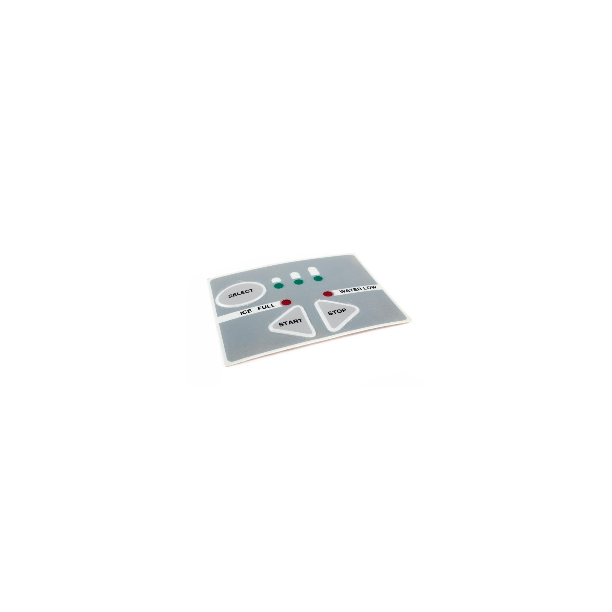 Polar AA686 Operation Panel Sticker for G620 Manual Fill Ice Machine
