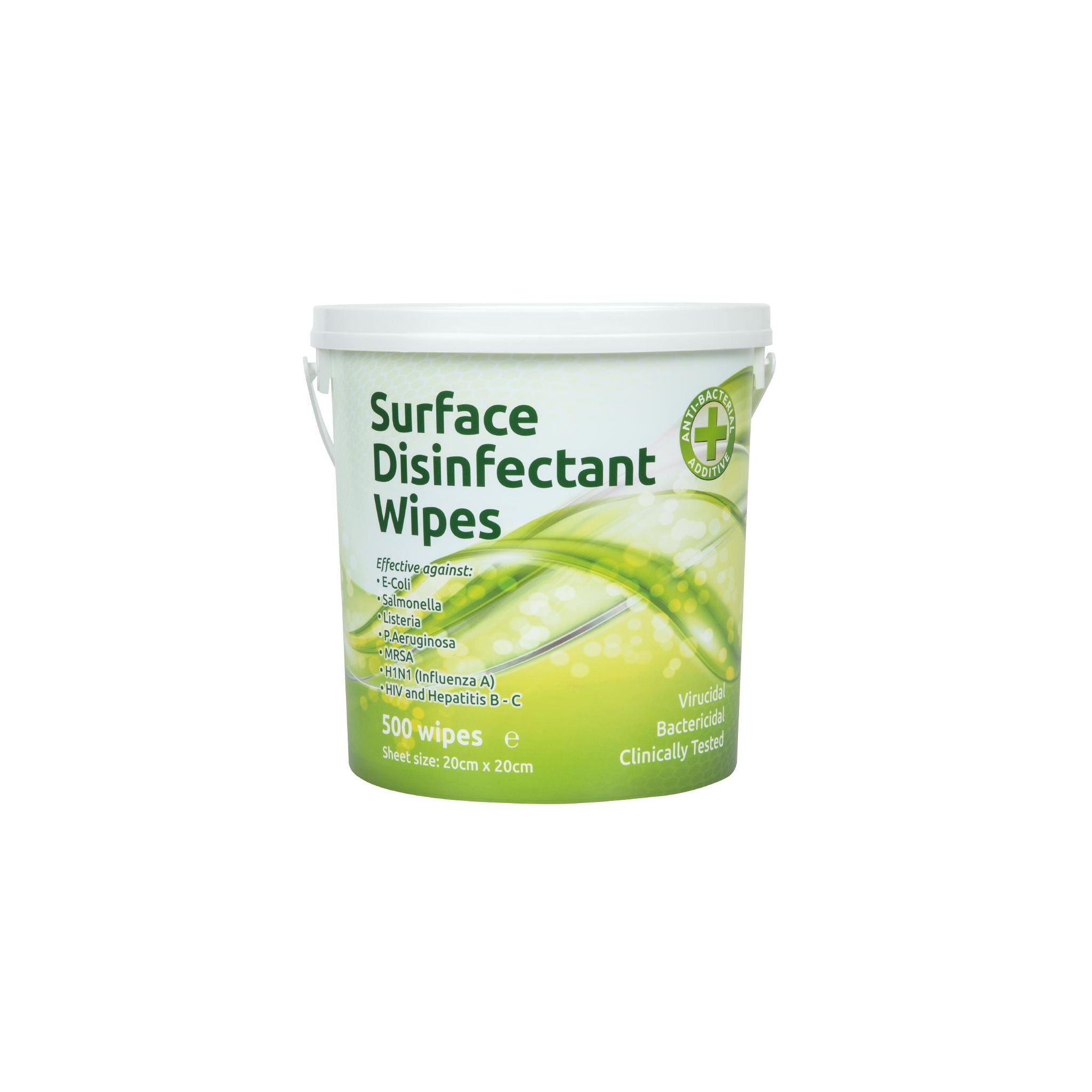 EcoTech DE325 Disinfectant Surface Wipes Bucket (500 Pack)