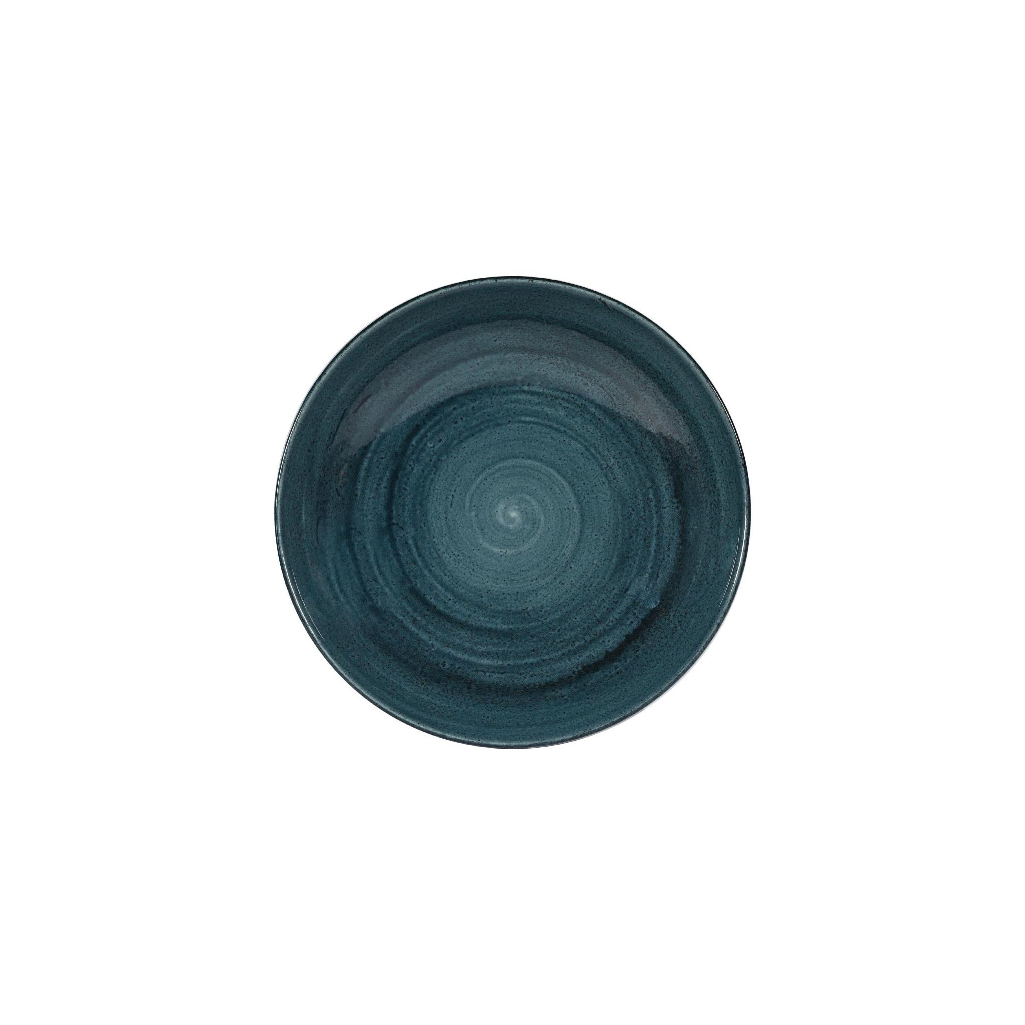Churchill Stonecast Patina FA592 Coupe Bowls Rustic Teal 40oz 248mm (Pack of 12)