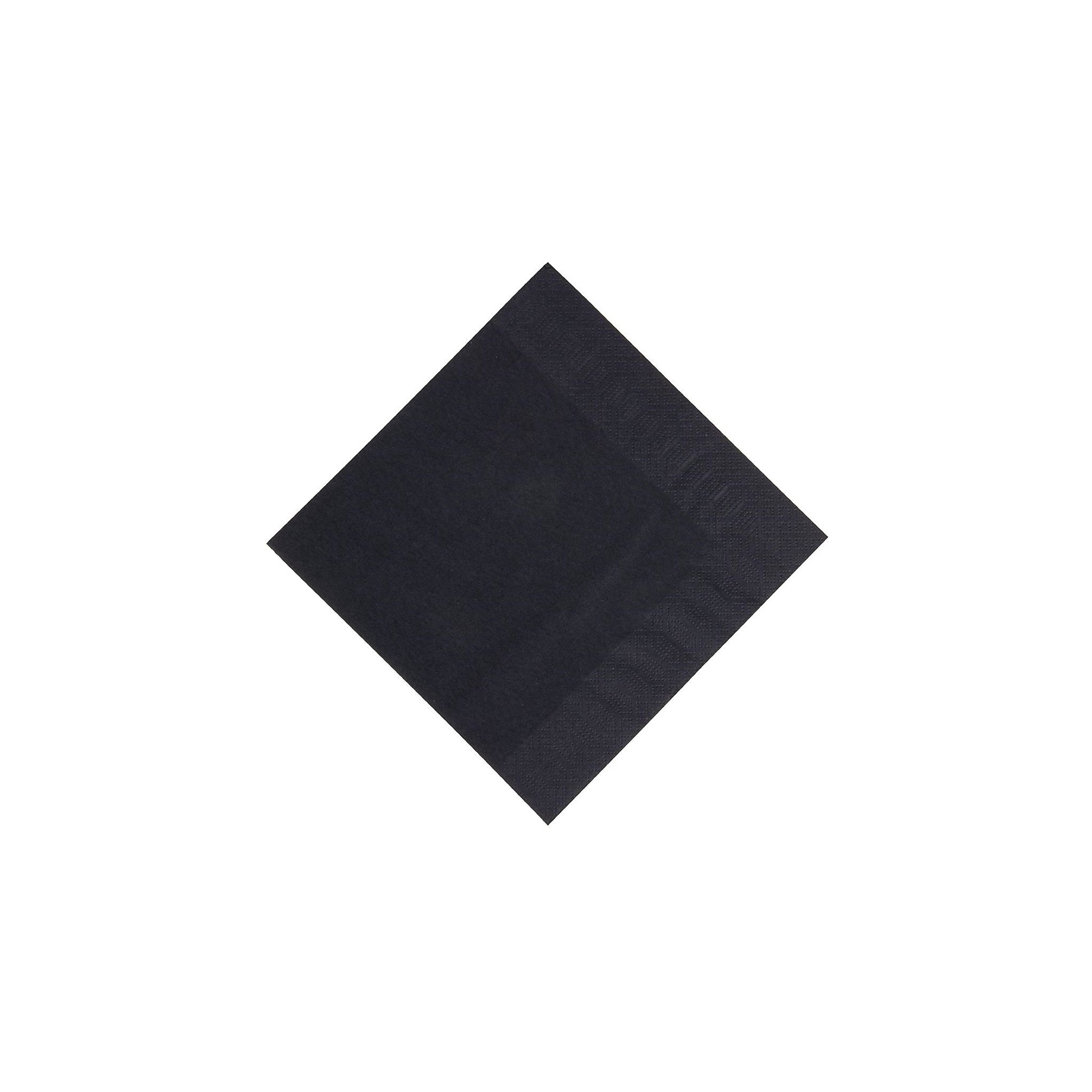 Duni GJ113 Dinner Napkin Black 40x40cm 3ply 1/8 Fold (Pack of 1000)