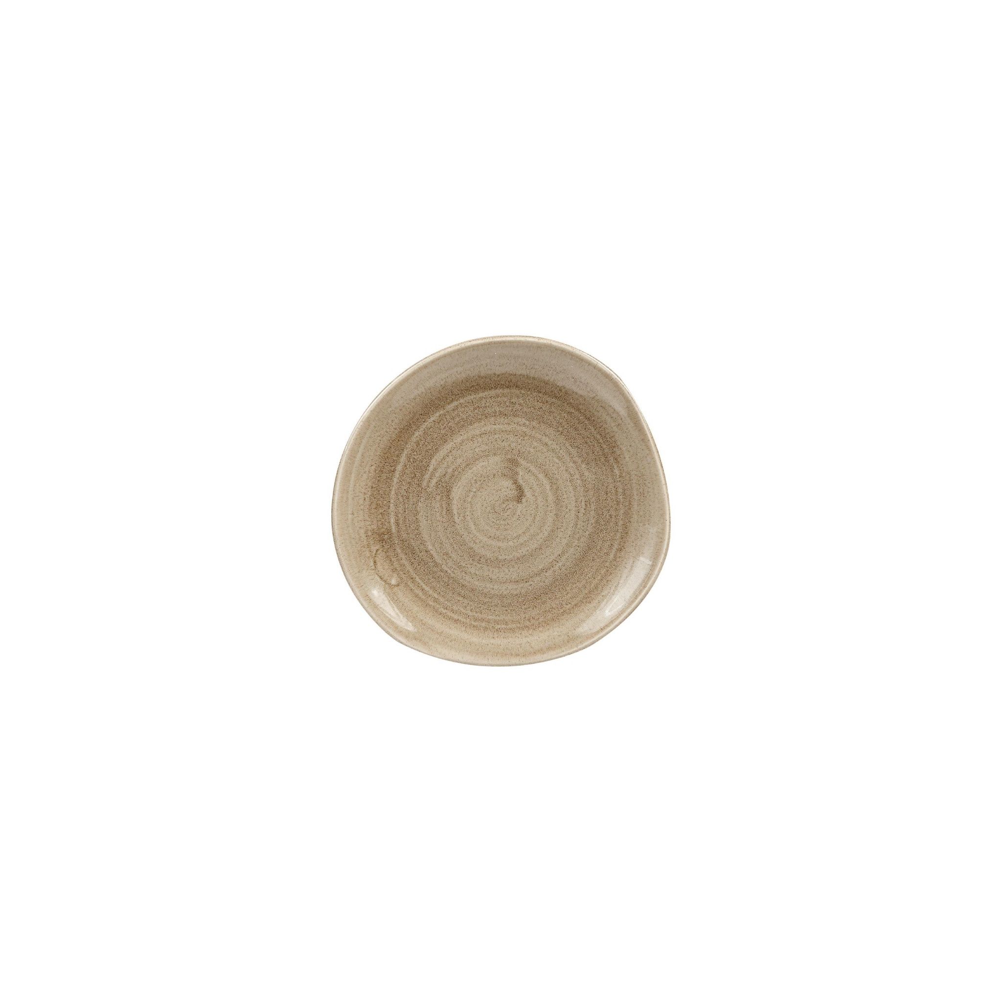 Churchill Stonecast Patina HC803 Antique Organic Round Plates Taupe 186mm (Pack of 12)