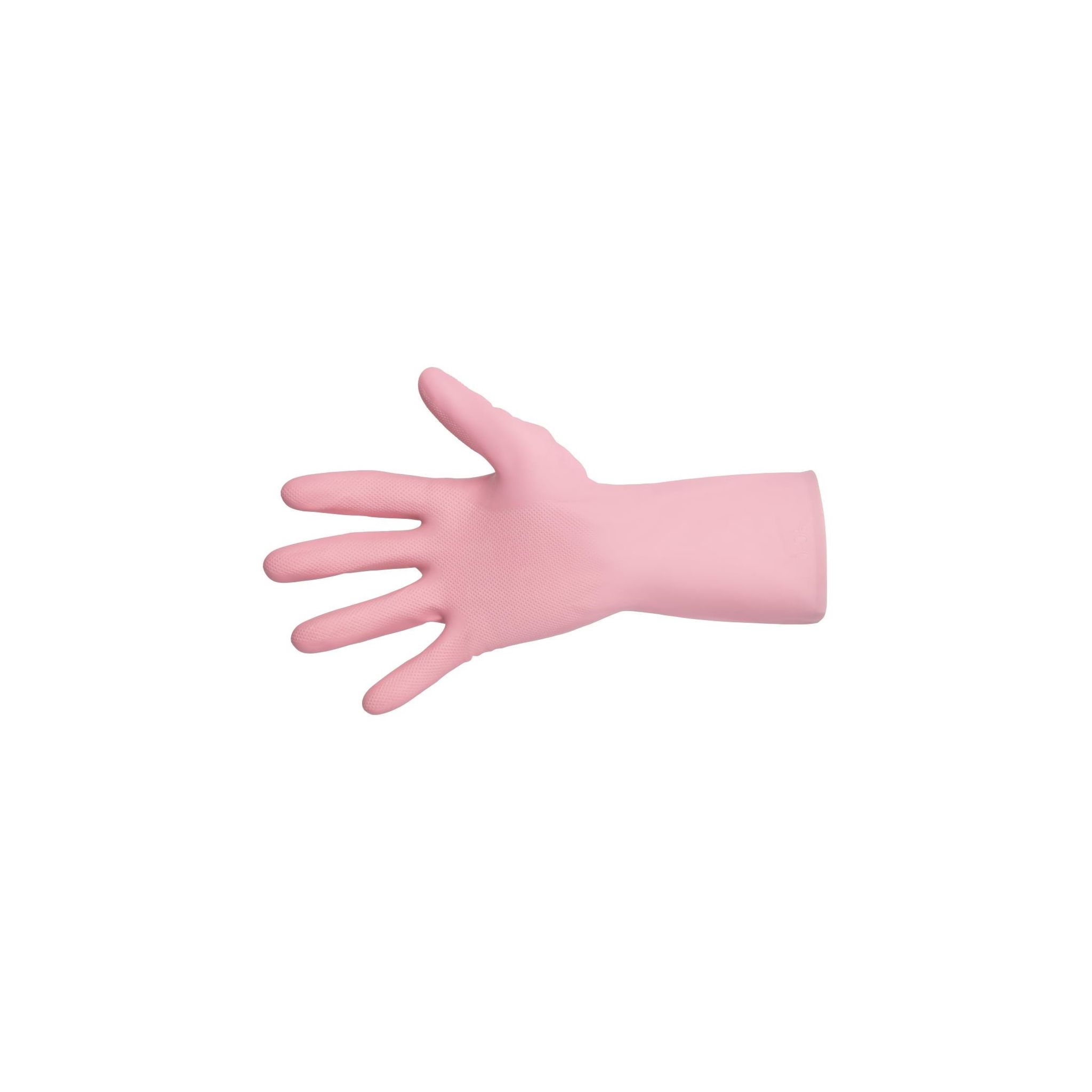 Mapa Vital 115 FA290-M Liquid-Proof Light-Duty Janitorial Gloves Pink Medium