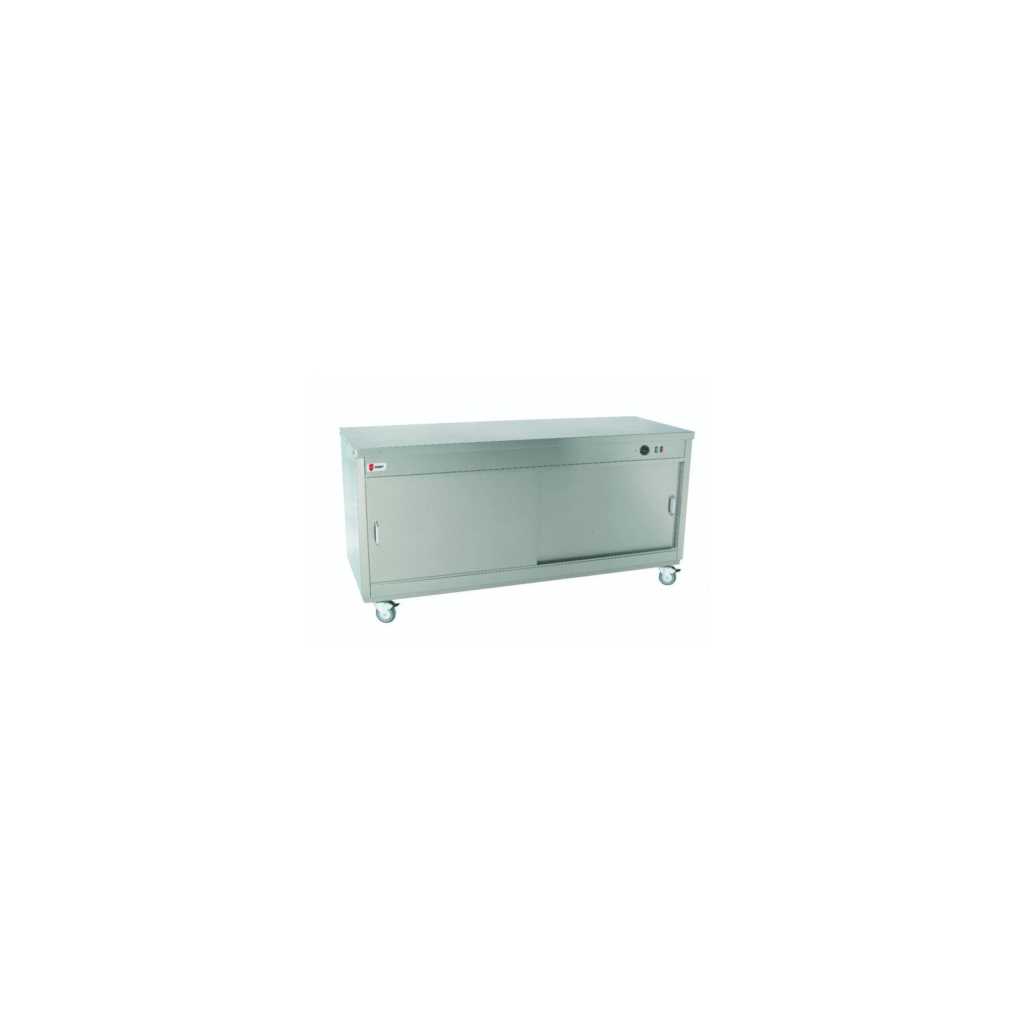 Parry HOT18 1800mm Wide Mobile Hot Cupboard With Plain Top