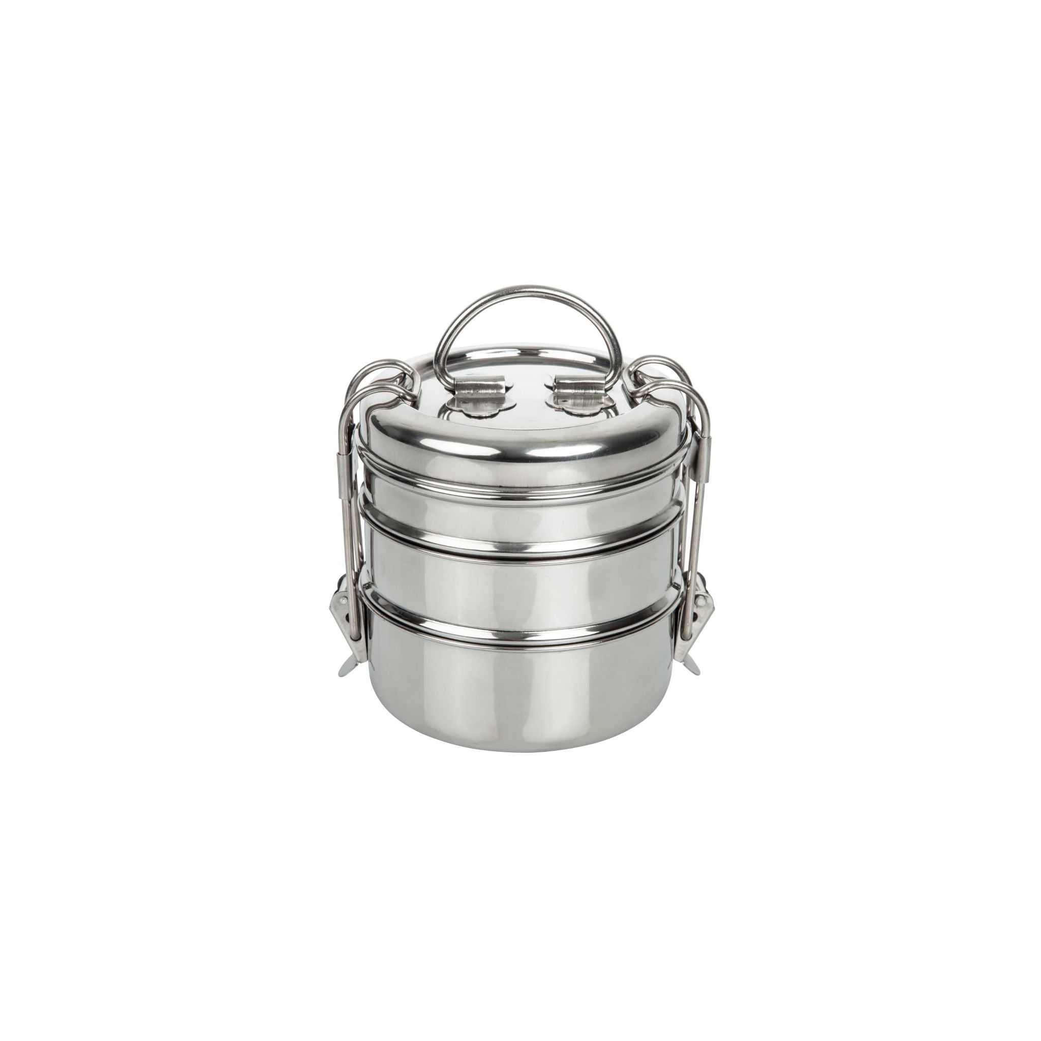 Utopia CS079 3 Tier Tiffin Tins 115mm (Pack of 6)