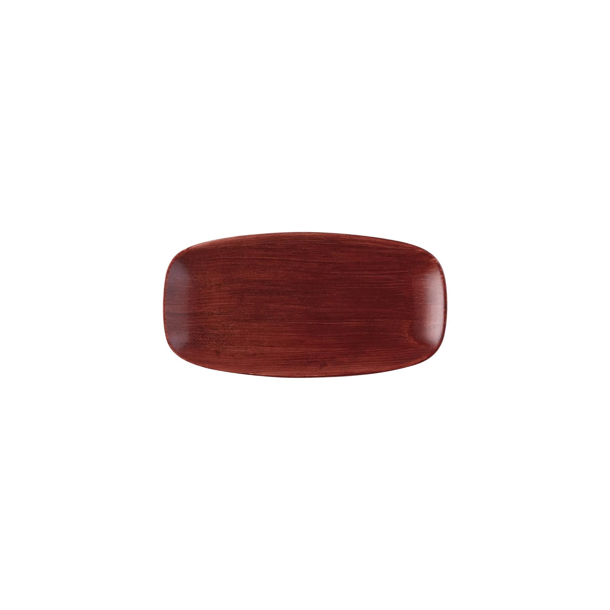 Churchill Stonecast Patina FS888 Chefs Oblong Plates Red Rust 287x152mm (Pack of 12)