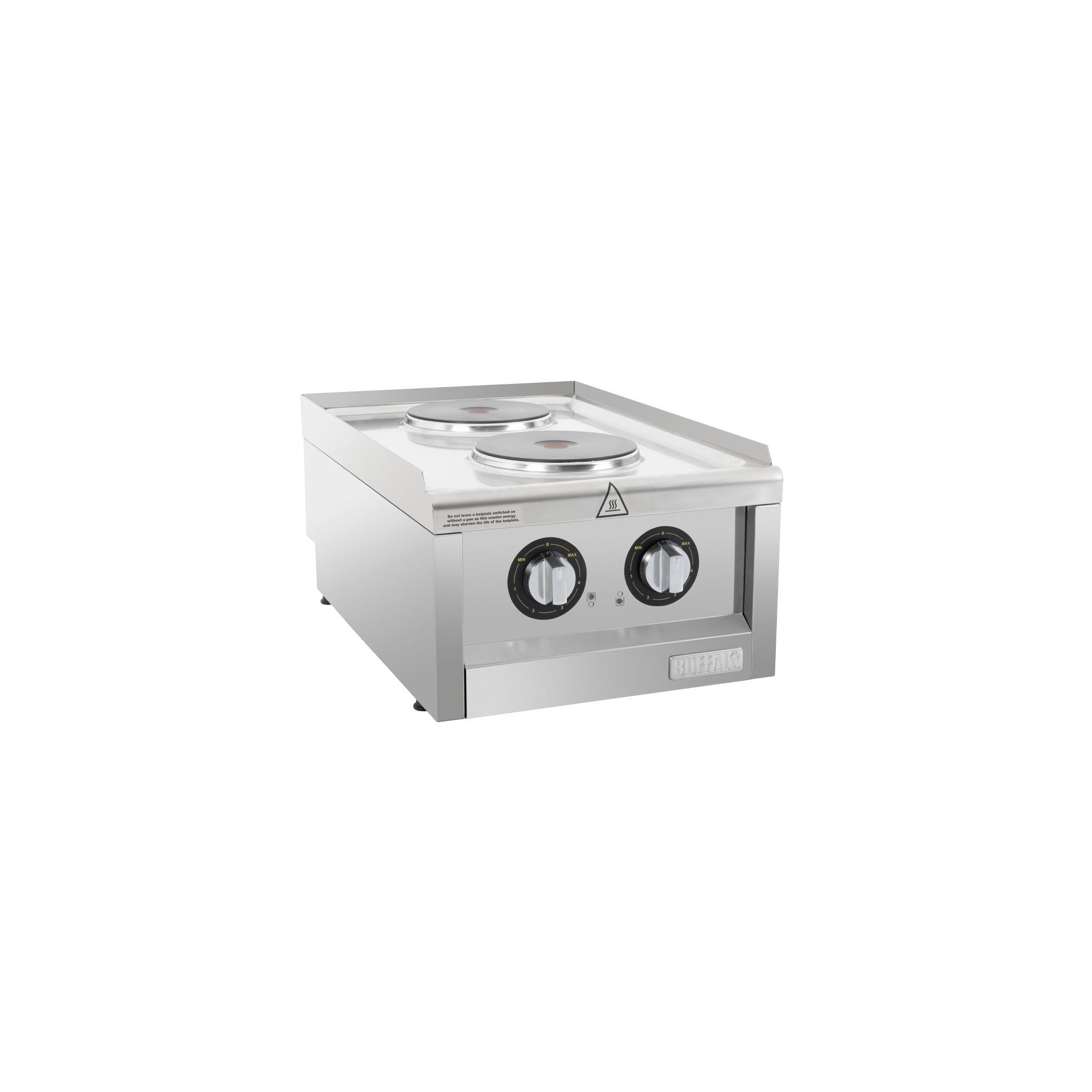 Buffalo 600 Series CU472 Electric Countertop 2 Plate Boiling Top