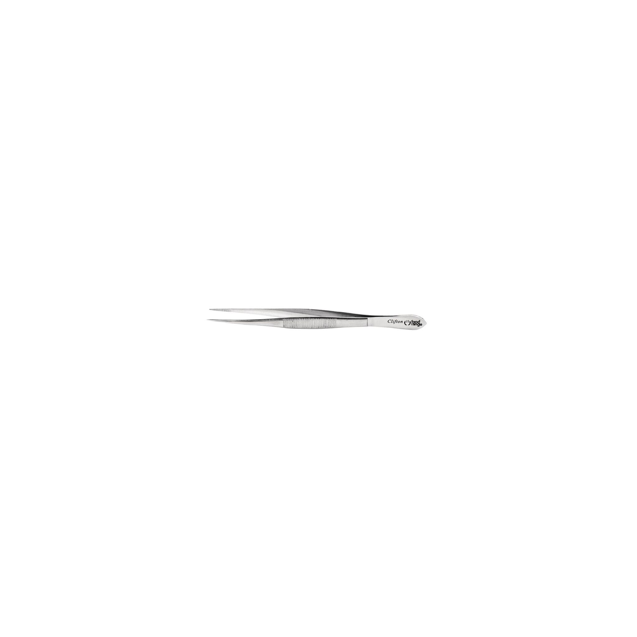 Clifton Food Range CC161 Stainless Steel Fine Tip Micro Tweezers 130mm