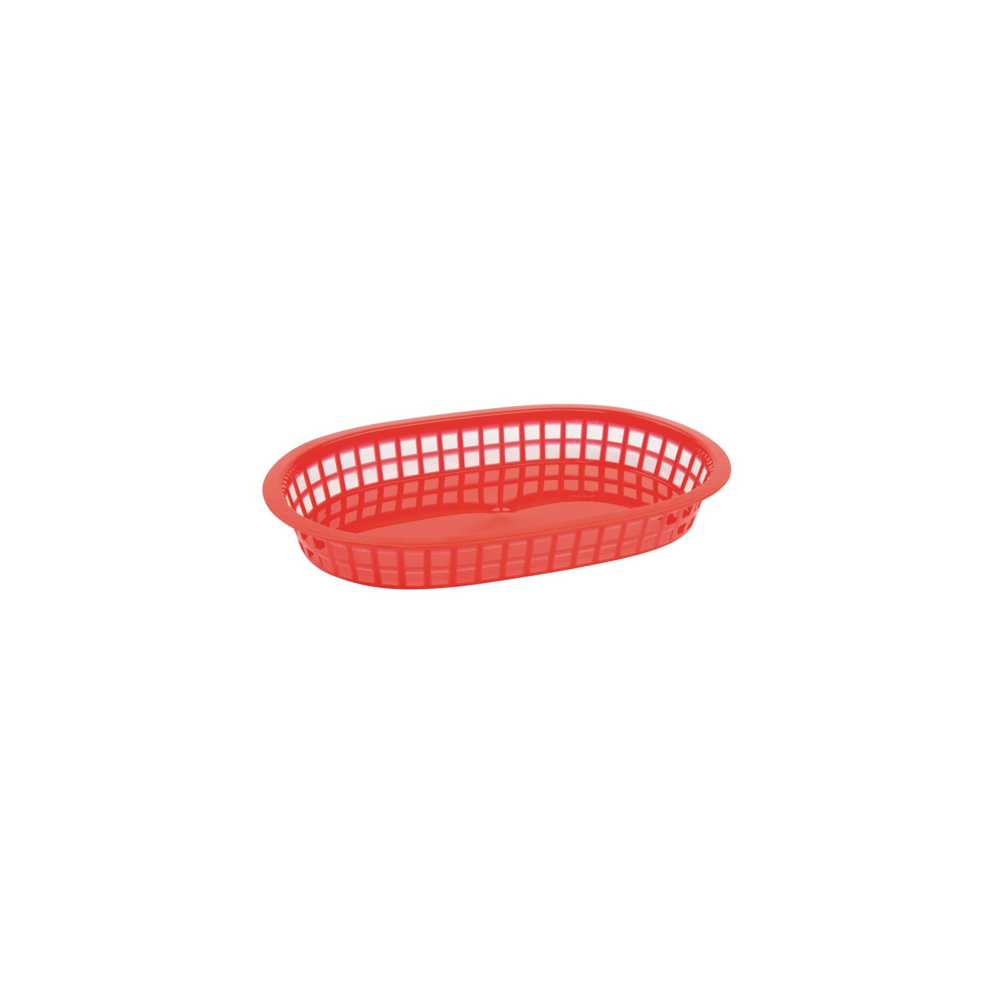 Olympia GH967 Polypropylene Oval Food Basket Red (Pack of 6)