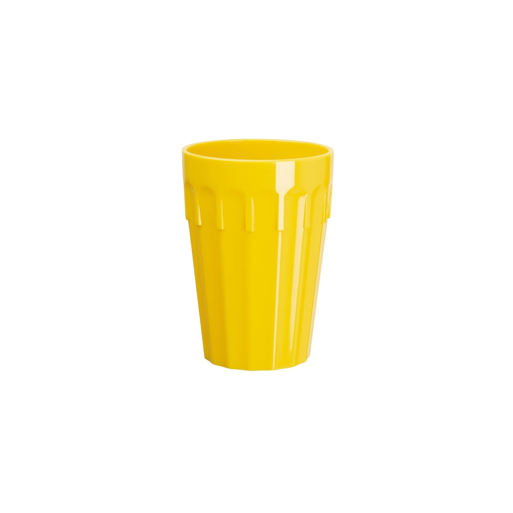 Olympia Kristallon CB775 Polycarbonate Tumblers Yellow 253.8ml (Pack of 12)