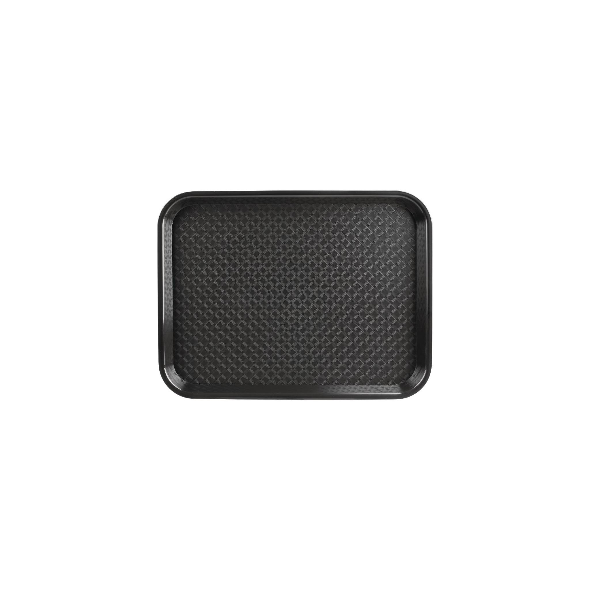 Olympia Kristallon P501 Polypropylene Fast Food Tray Black 415(w) mm
