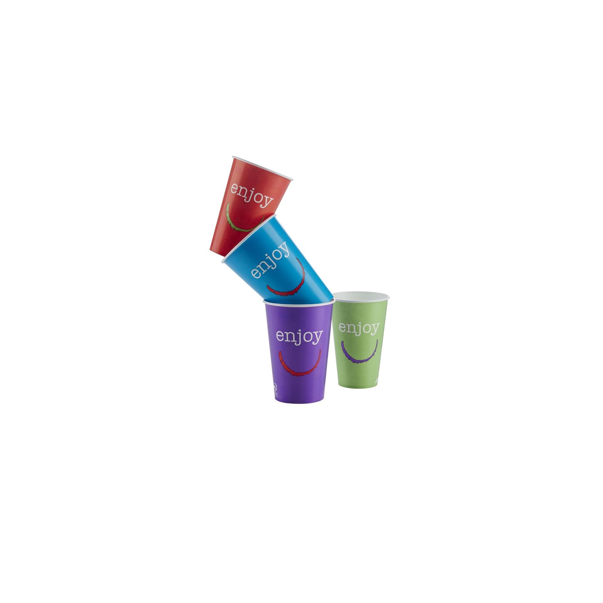 Huhtamaki Enjoy CM578 Paper Cold Cups 455ml (Pack of 1000)