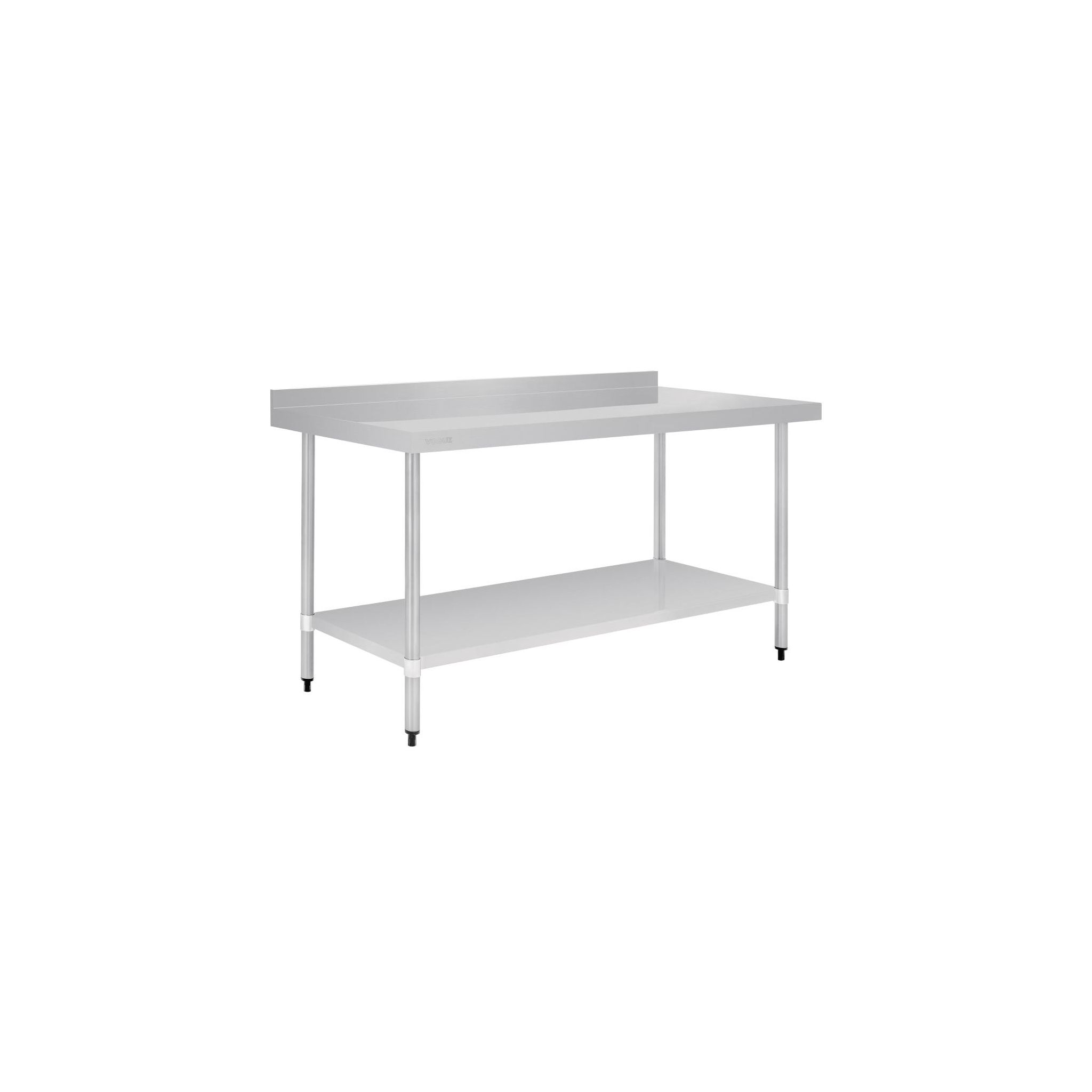 Vogue GJ509 1800w x 700d mm Stainless Steel Wall Table with One Undershelf