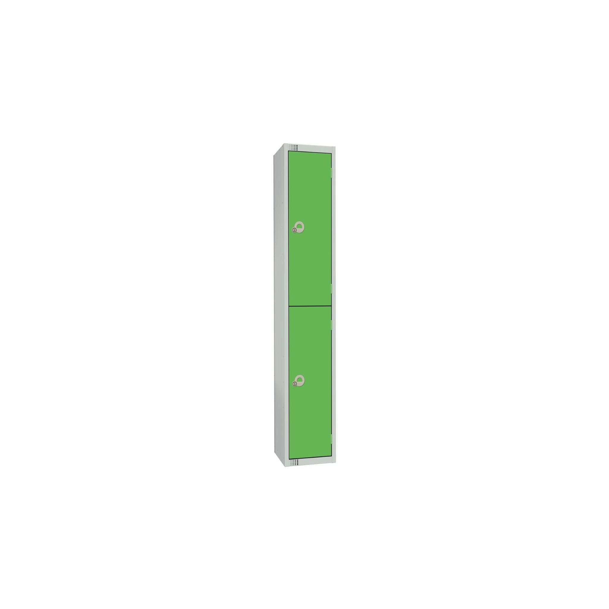 Elite Lockers W985-EL Double Door Electronic Combination Locker Green