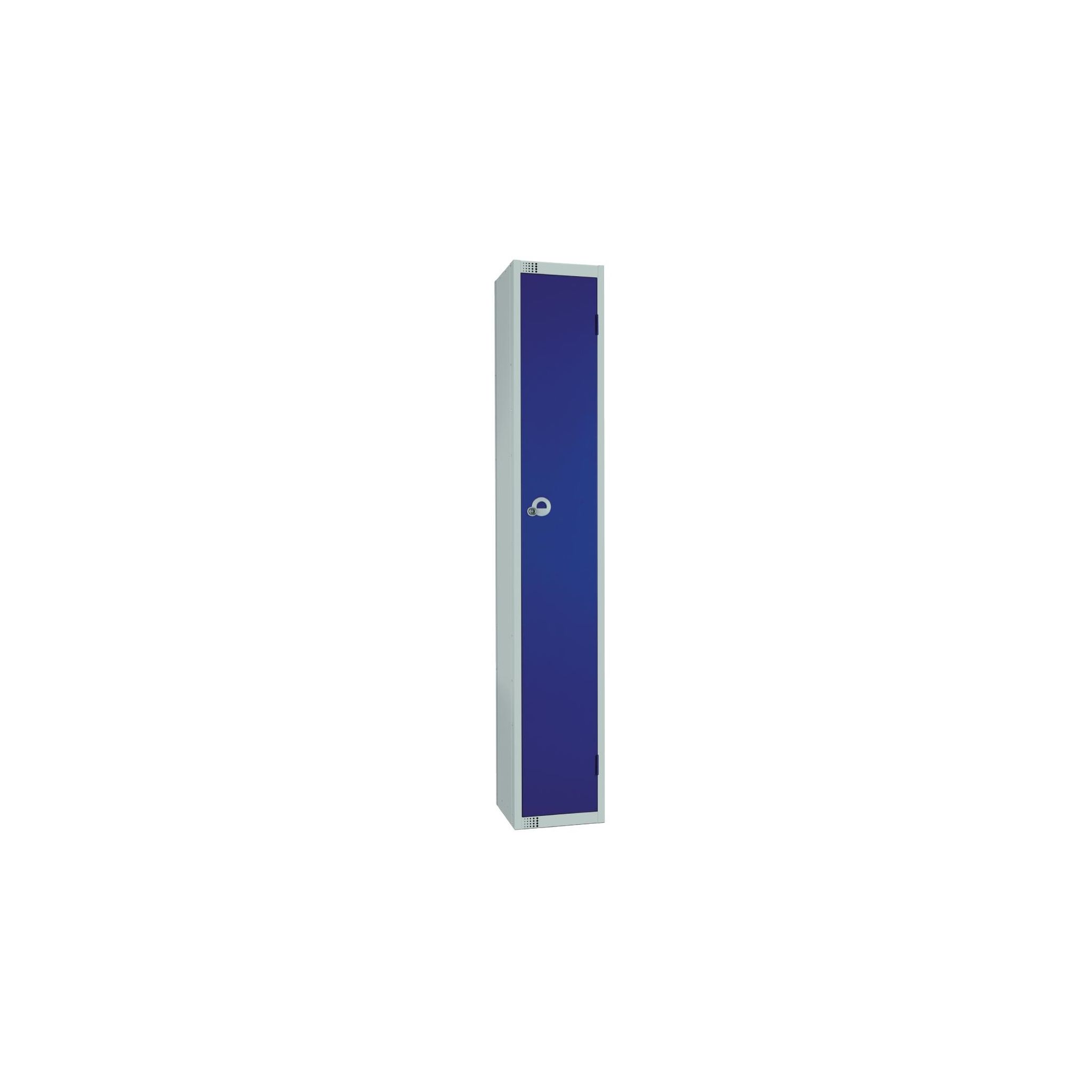 Elite Lockers W974-CL Single Door Manual Combination Locker Blue
