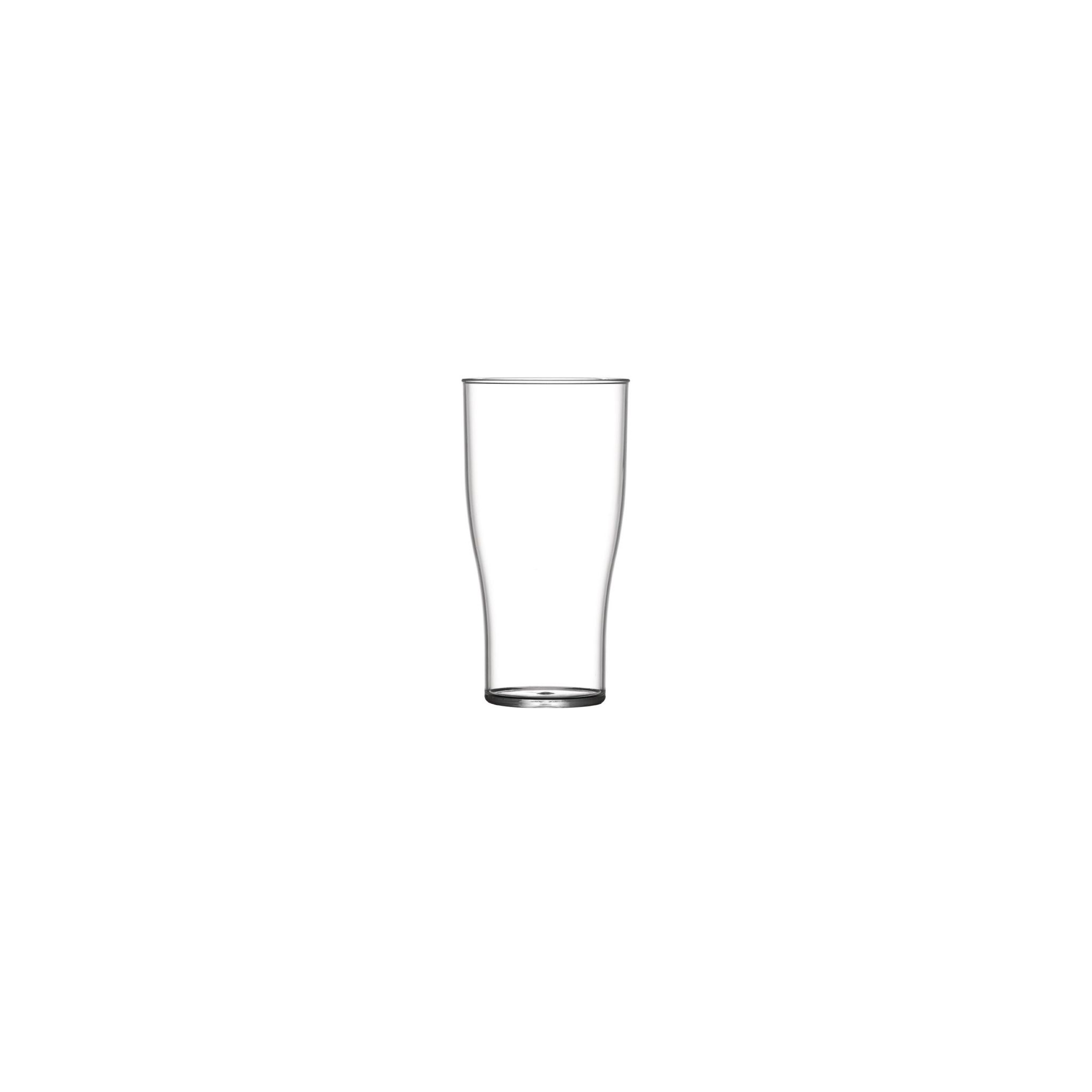 BBP U402 Polycarbonate Nucleated Beer Glasses 285ml CE Marked (Pack of 48)