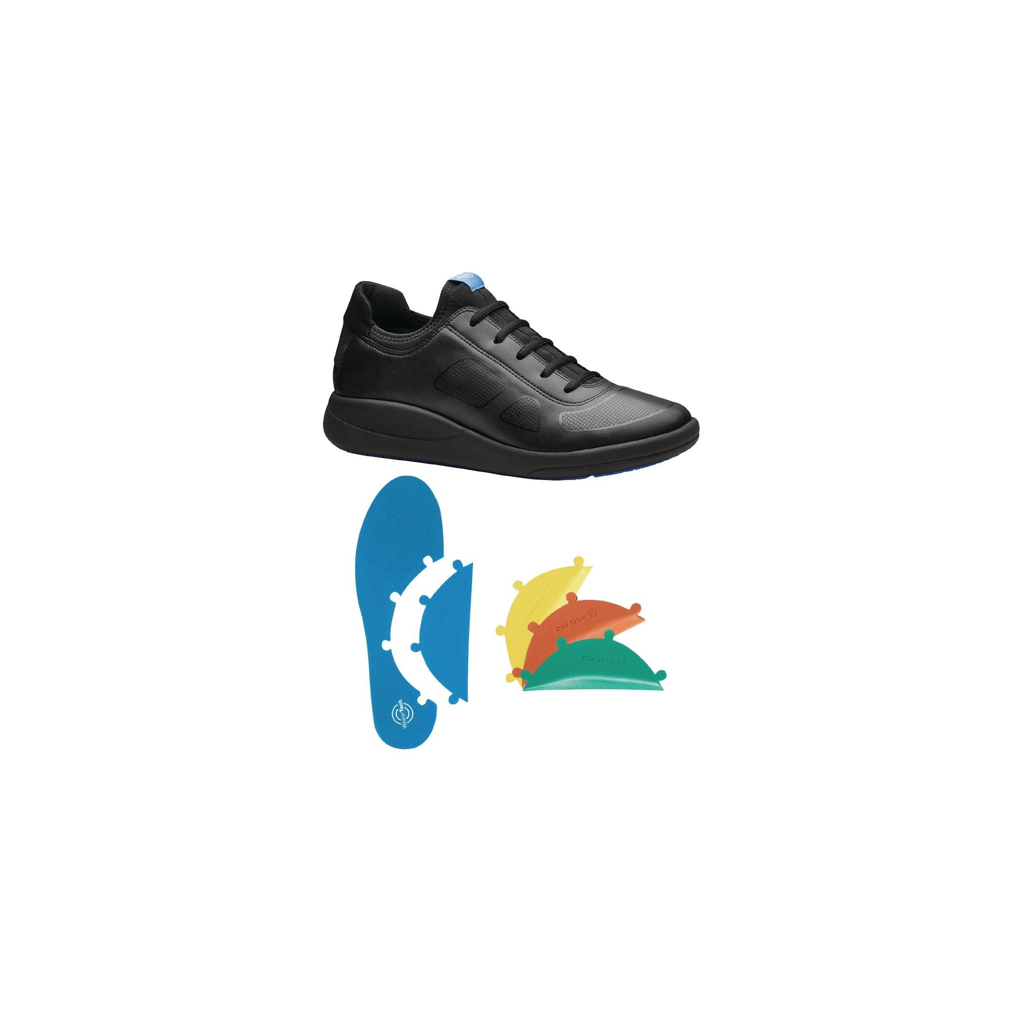 WearerTech Transform BB743-47 Trainer Black/Black with Modular Insole Size 12