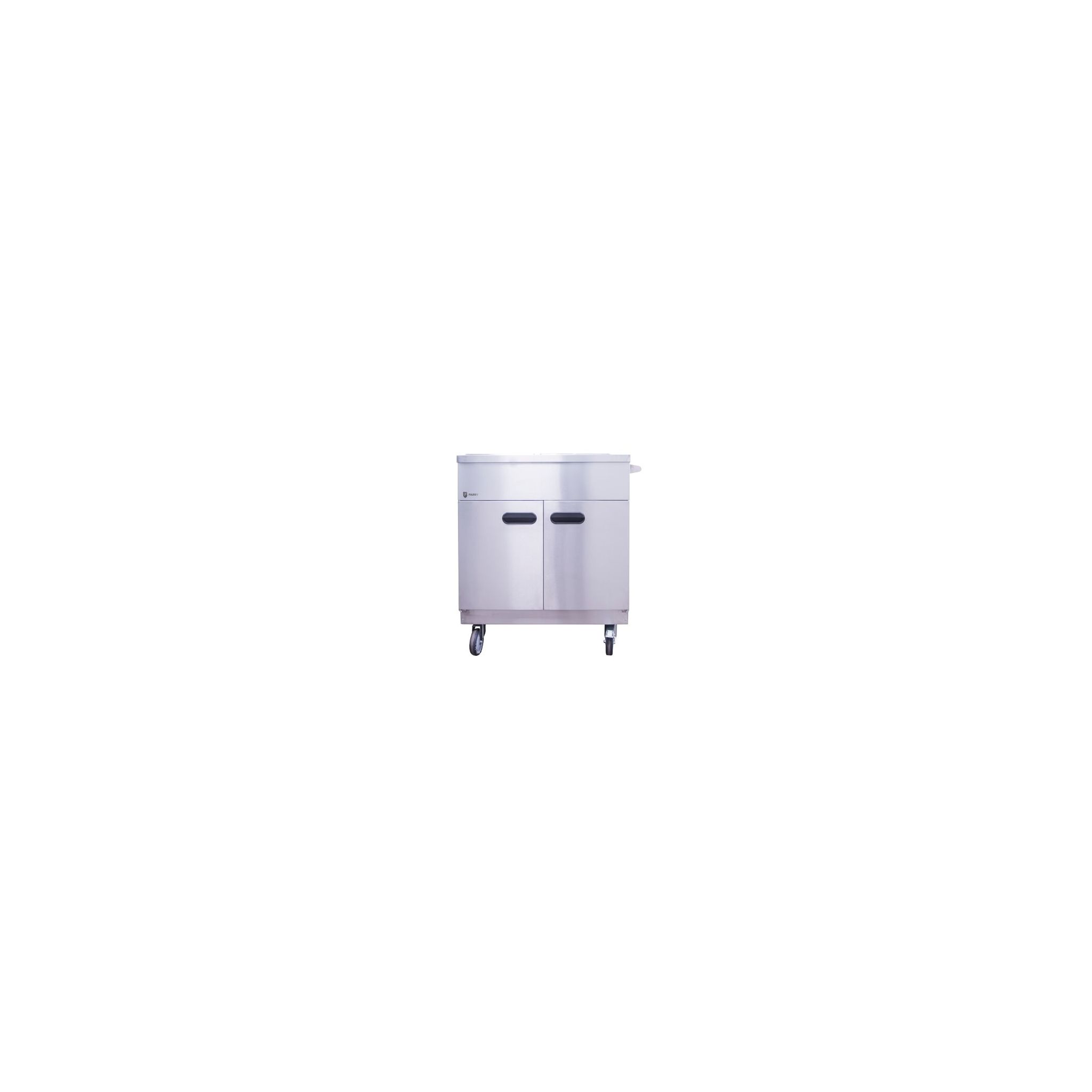Parry 1887 845mm Wide Mobile Hot Cupboard With Bain Marie Top
