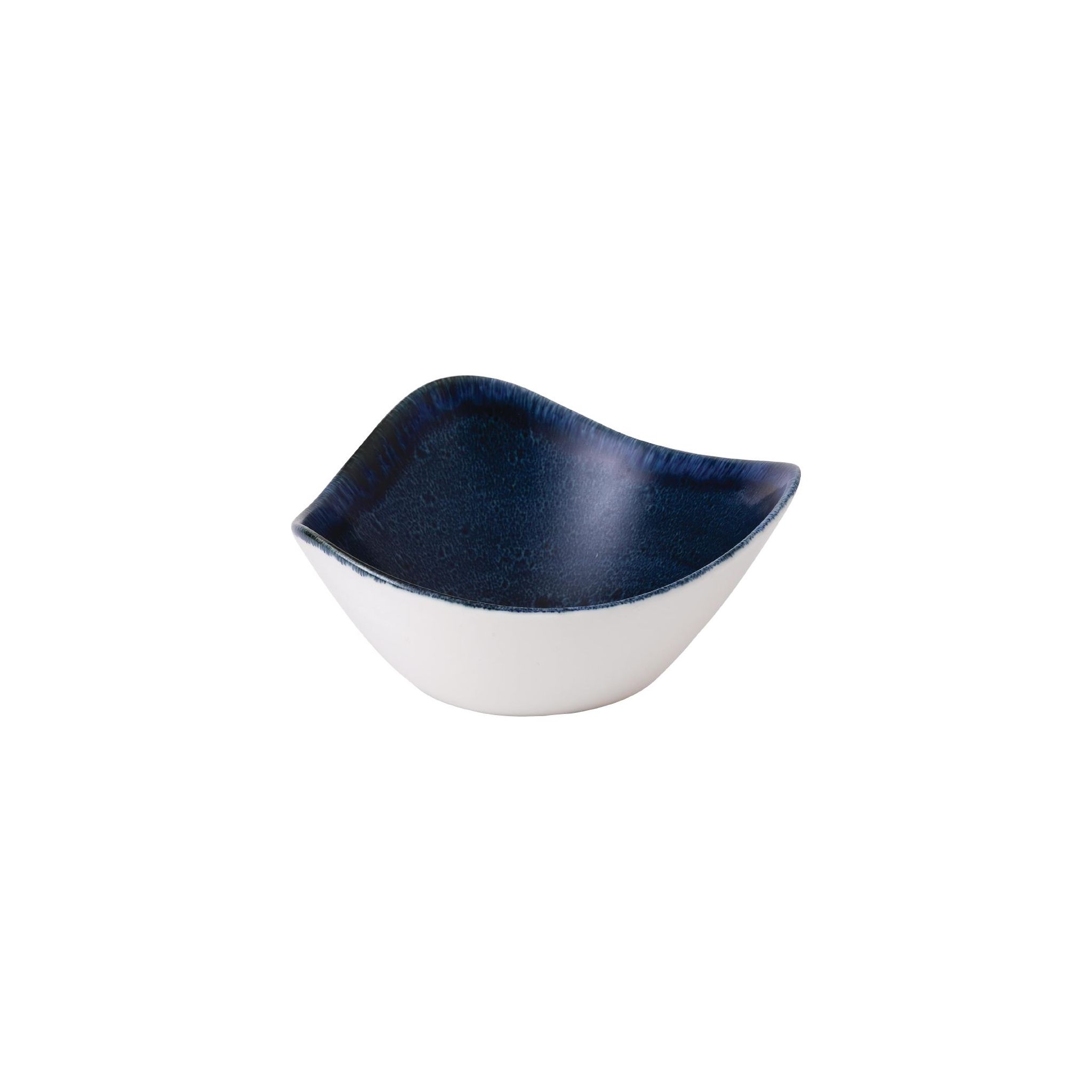 Churchill Stonecast Plume FJ951 Ultramarine Triangle Bowls 9oz (Pack of 12)