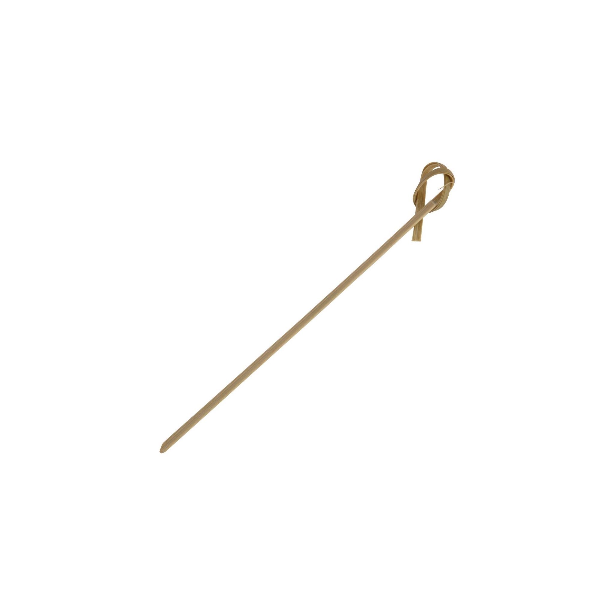 Non Branded CK969 Looped Biodegradable Bamboo Skewers 120mm (Pack of 100)