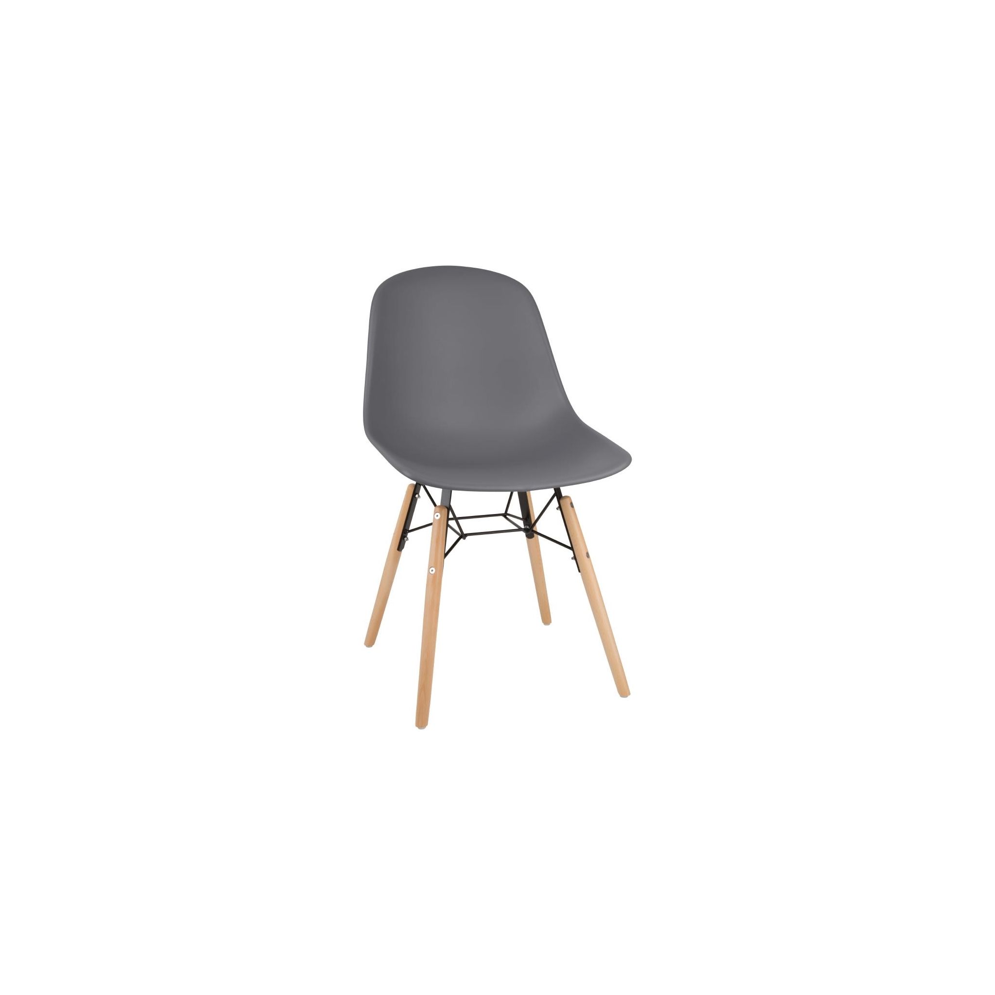 Bolero Arlo FB815 Side Chairs Dark Grey (Pack of 2)