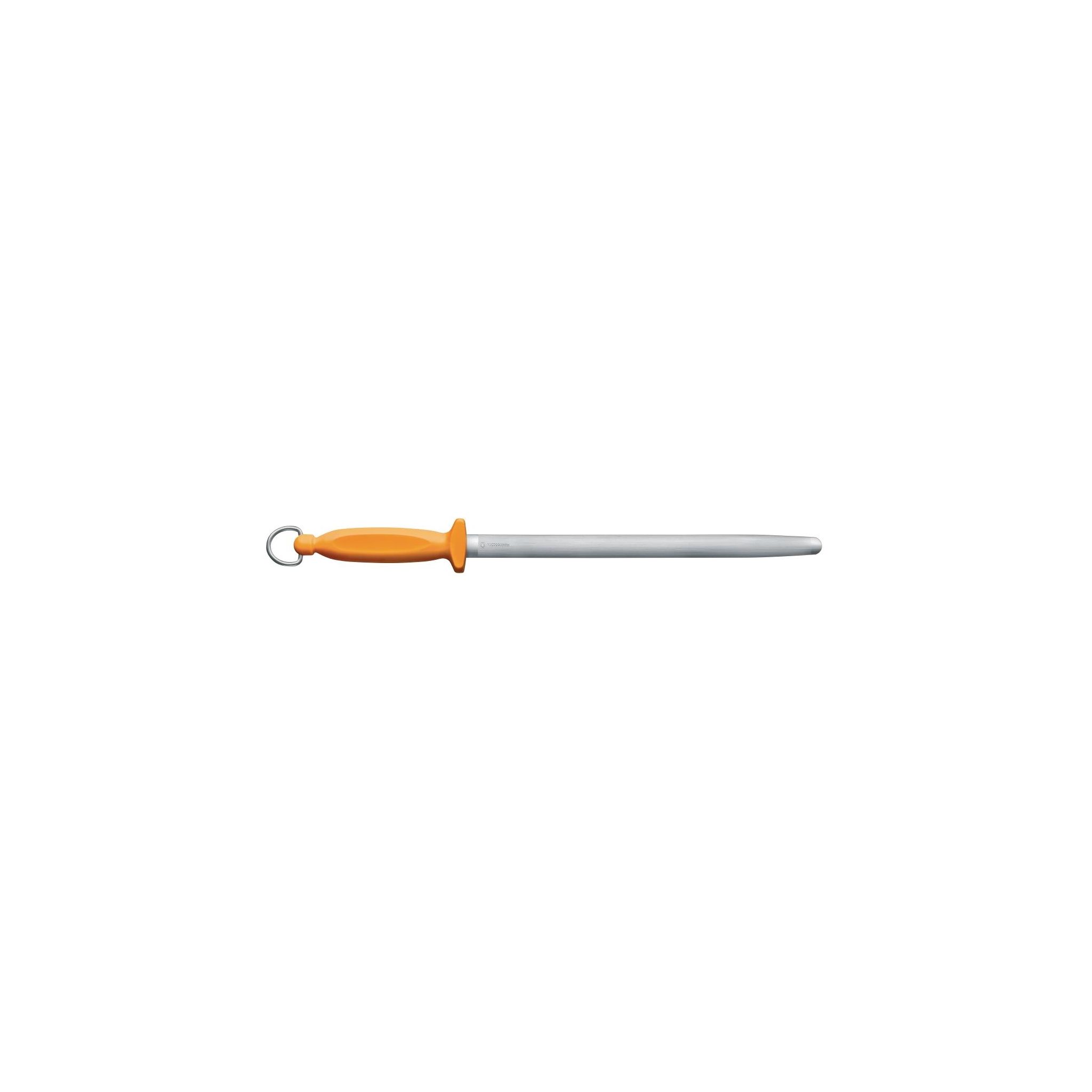 Swibo CU014 Butchers Oval Sharpening Steel Yellow 17.5"