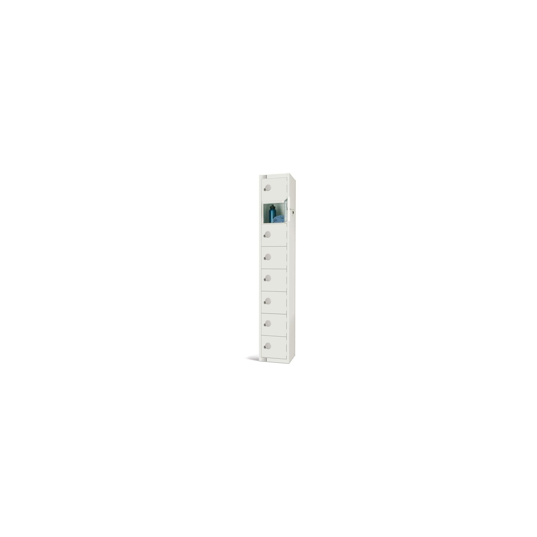 Elite Lockers GR315-P Eight Door Locker White Padlock 450mm