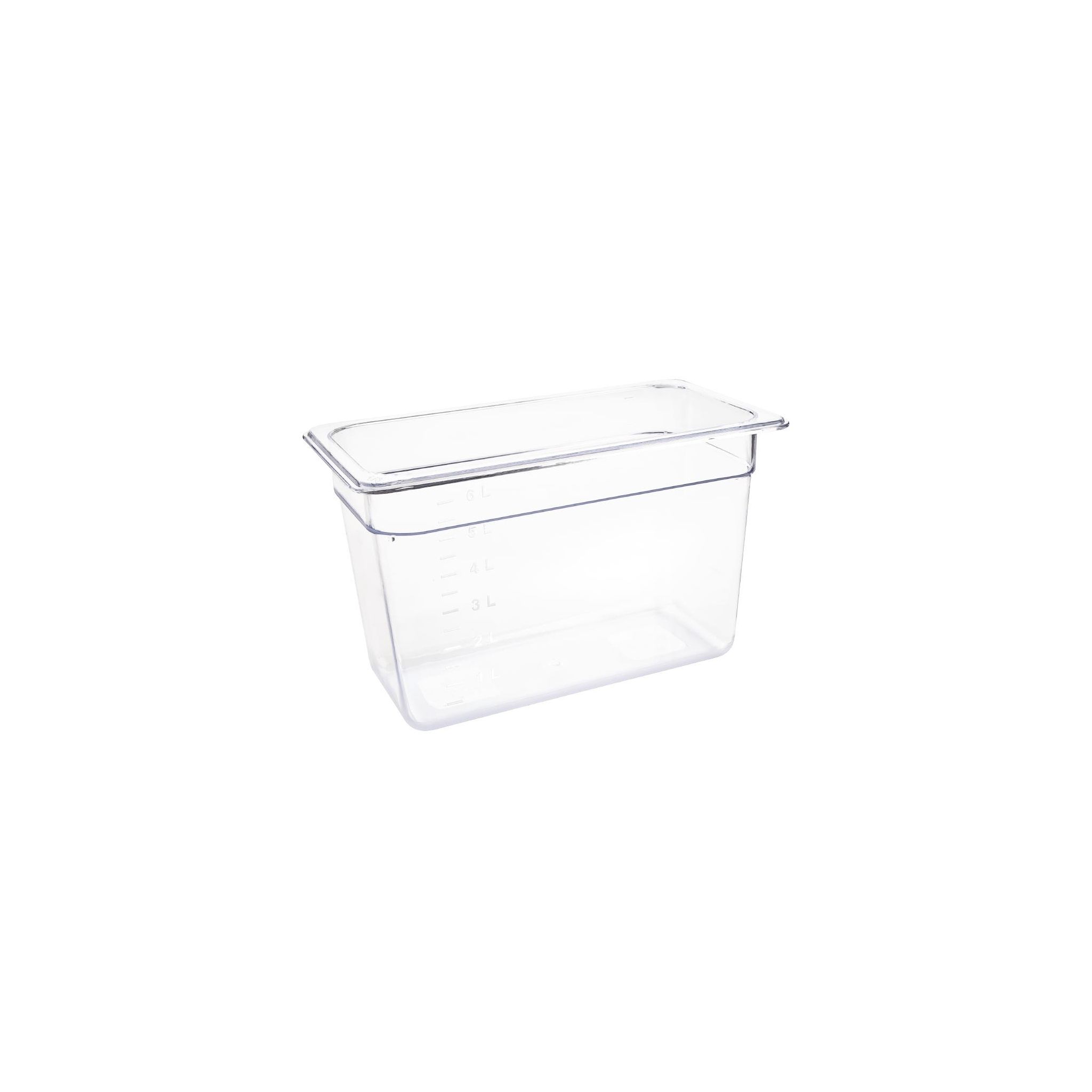Vogue U235 Polycarbonate 1/3 Gastronorm Container 200mm Clear