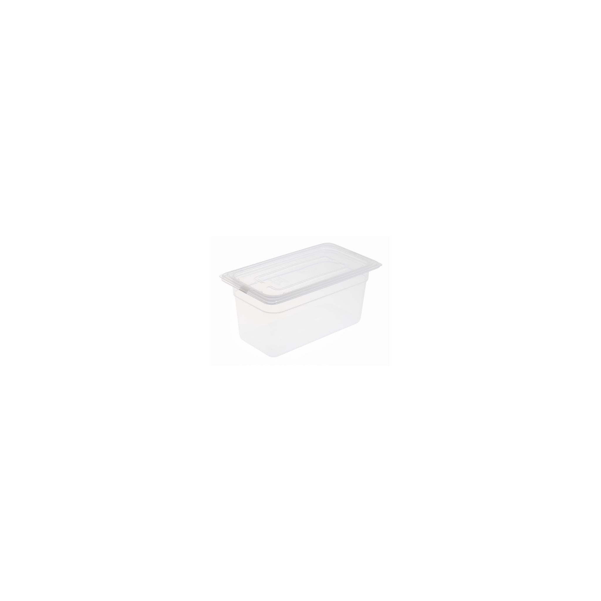 Vogue GJ520 Polypropylene 1/3 Gastronorm Containers with Lids 150mm (Pack of 4)