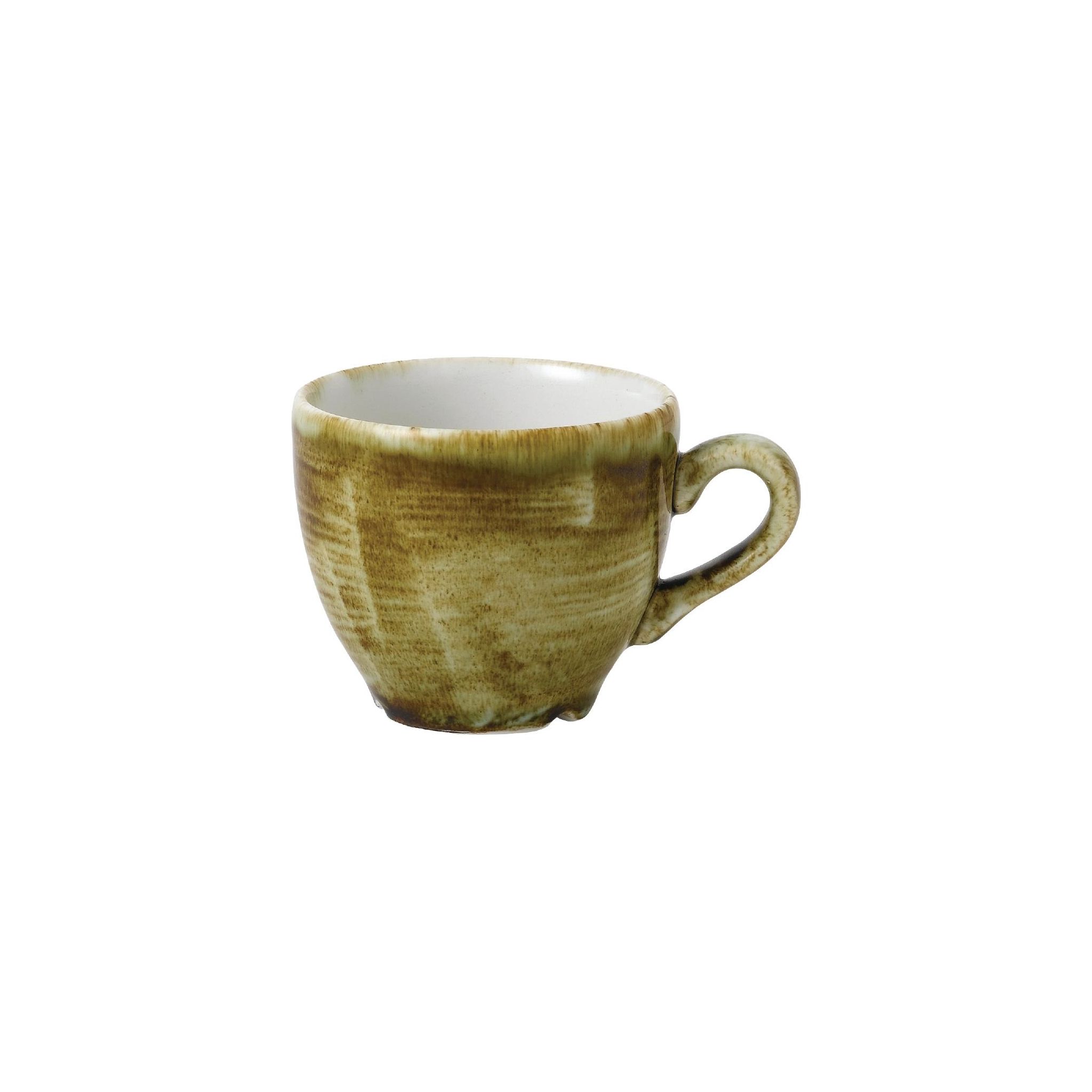 Churchill Stonecast Plume FJ940 Olive Espresso Cups 3.5oz (Pack of 12)