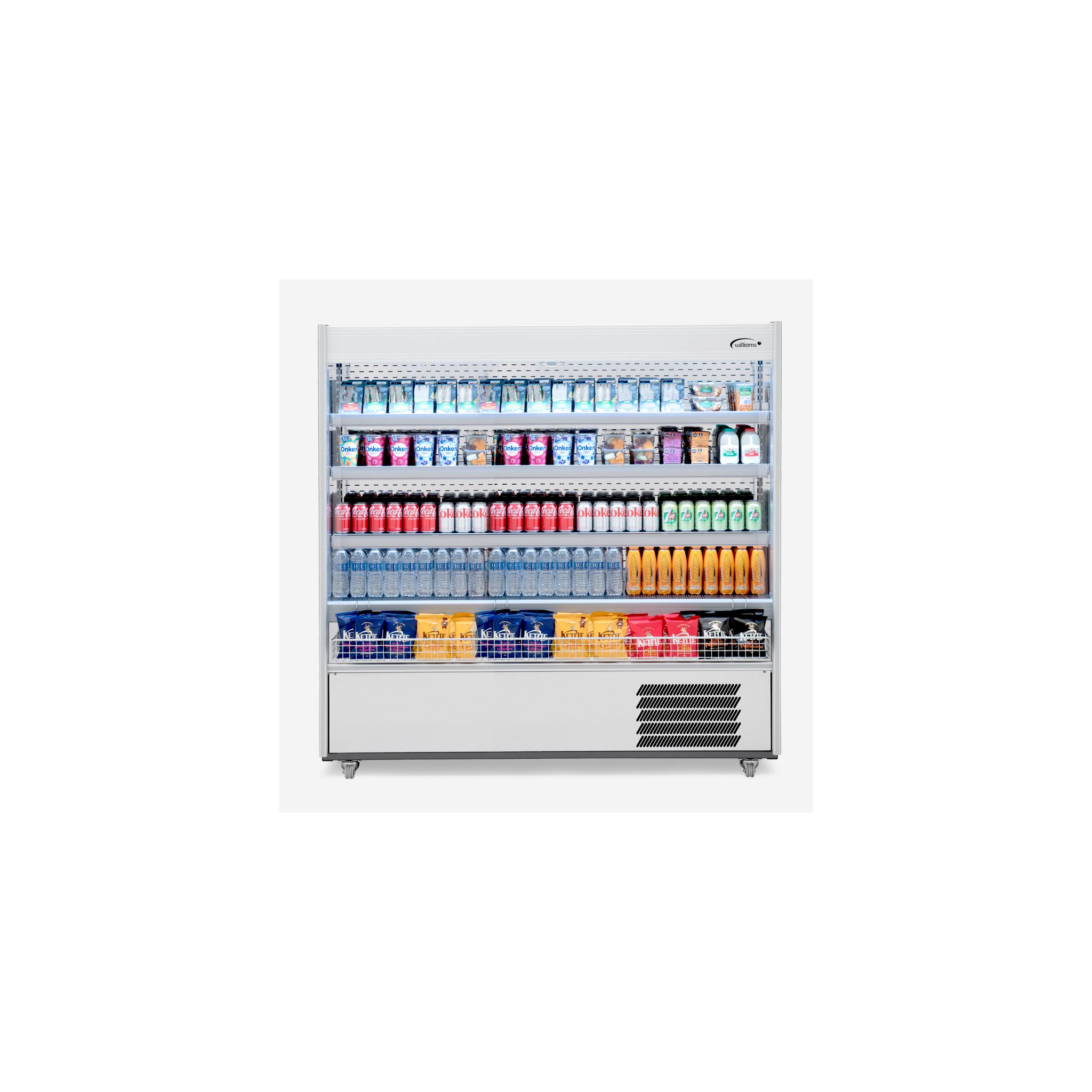 Williams Gem R180-SCN 1856mm Wide Refrigerated Slimline Multideck Display Fridge With Nightblind