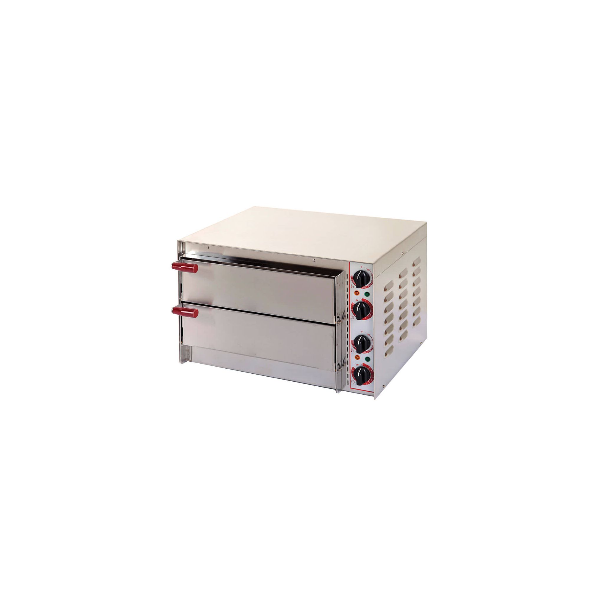 Kingfisher Little Italy 4336/2 2 x 14" Electric Countertop Twin Deck Pizza Oven