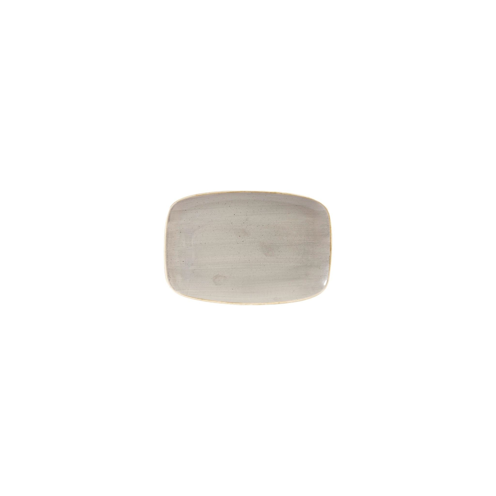 Churchill Stonecast DW331 Rectangular Plates Peppercorn Grey 199 x 300mm (Pack of 6)