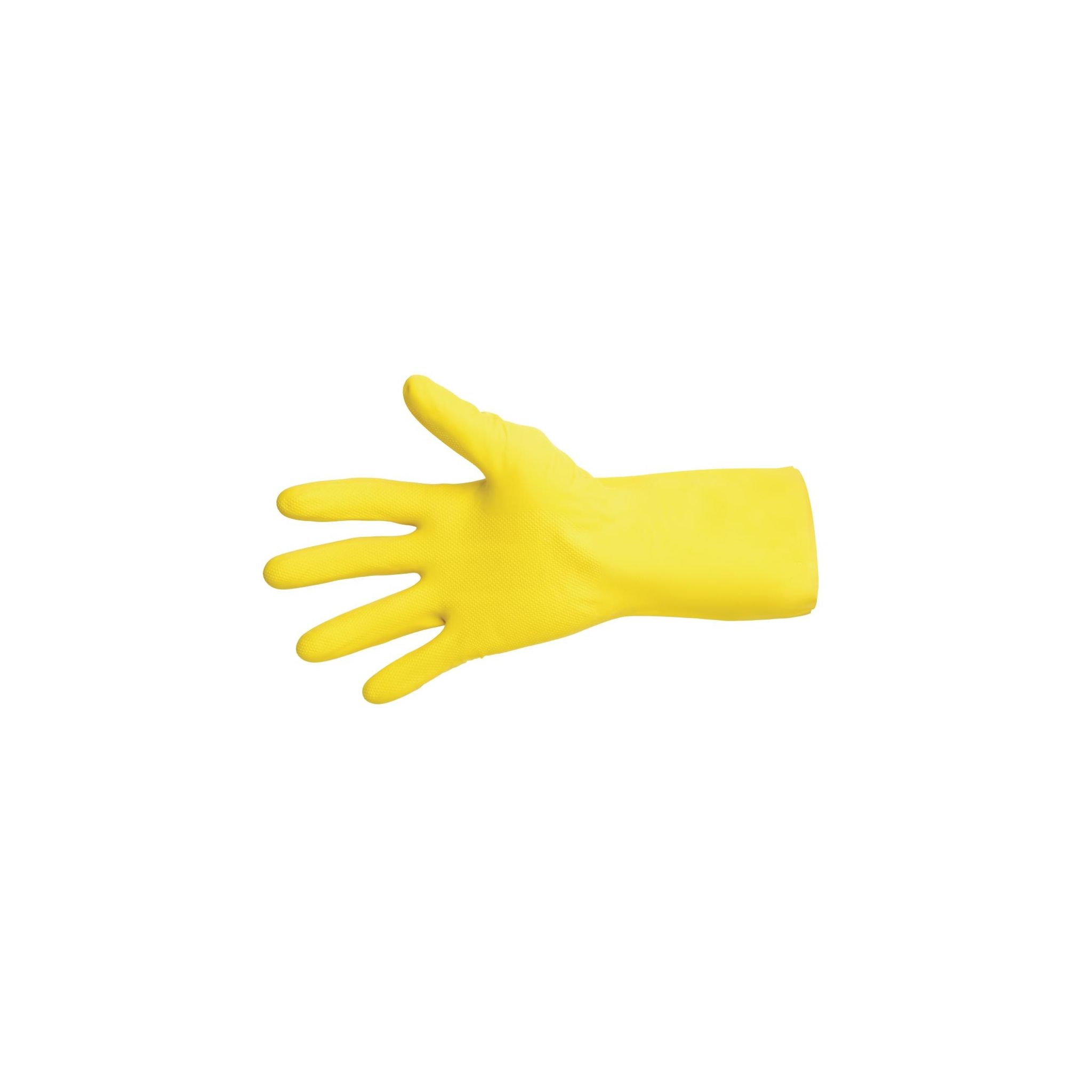 Mapa Vital 124 FA292-L Liquid-Proof Light-Duty Janitorial Gloves Yellow Large