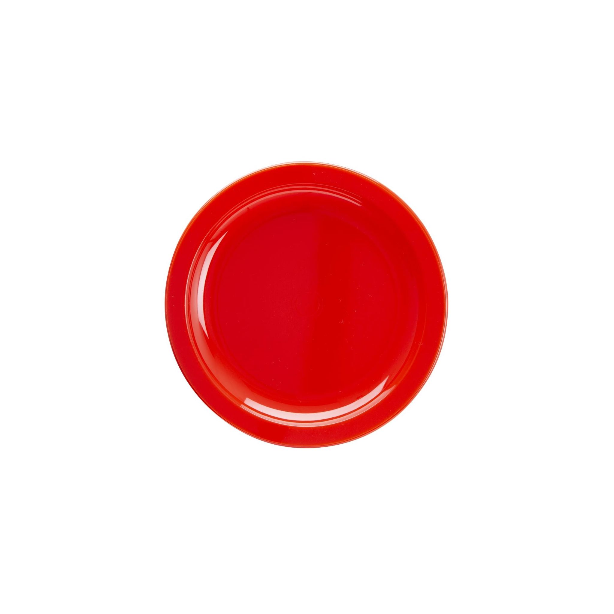 Olympia Kristallon CB766 Polycarbonate Plates Red 174mm (Pack of 12)